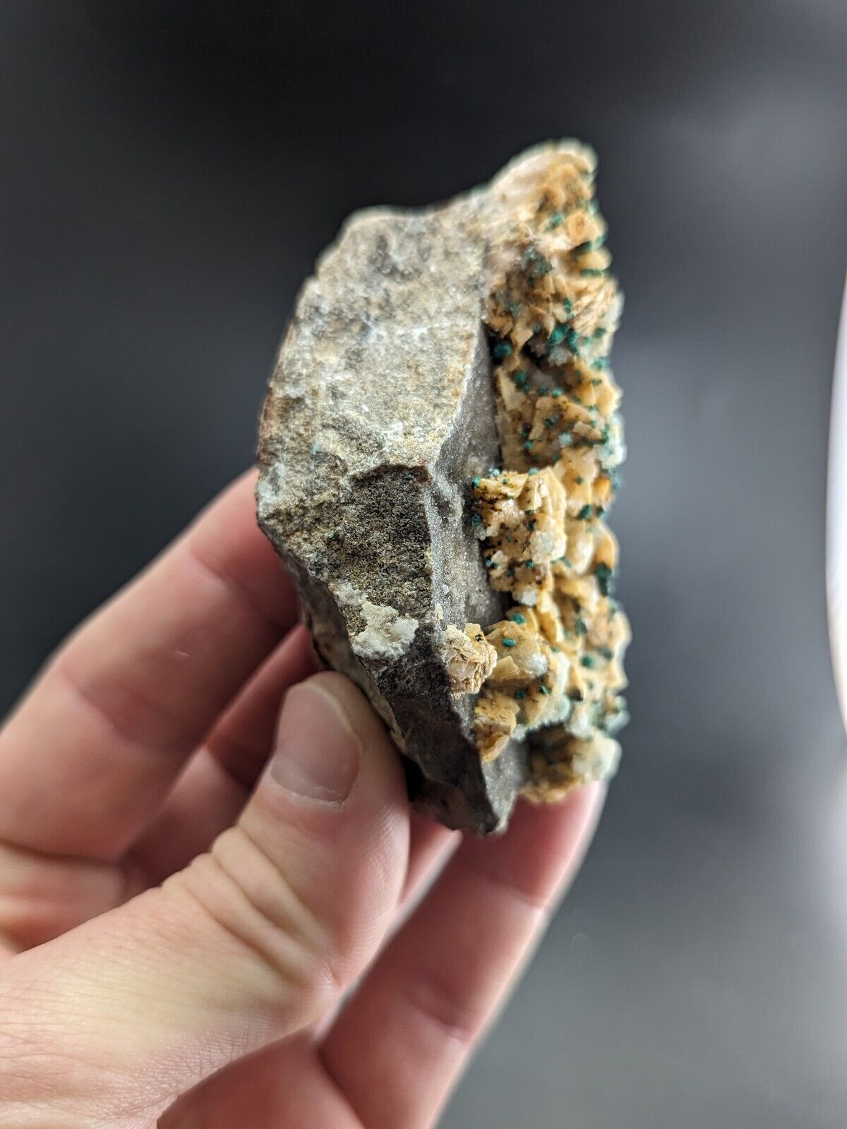 Very Rare Aurichalcite and Selenite Red Cloud Mine Rush Marion Co. Arkansas - Collectibles:Rocks Fossils &