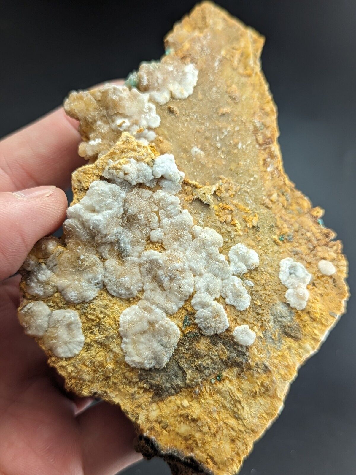 Very Rare Aurichalcite and Selenite Red Cloud Mine Rush Marion Co. Arkansas - Collectibles:Rocks Fossils &