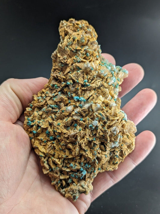Very Rare Aurichalcite and Selenite Red Cloud Mine Rush Marion Co. Arkansas - Collectibles:Rocks Fossils &