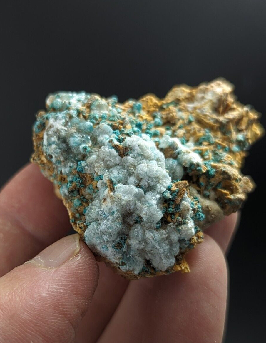 Very Rare Aurichalcite and Selenite Red Cloud Mine Rush Marion Co. Arkansas - Collectibles:Rocks Fossils &