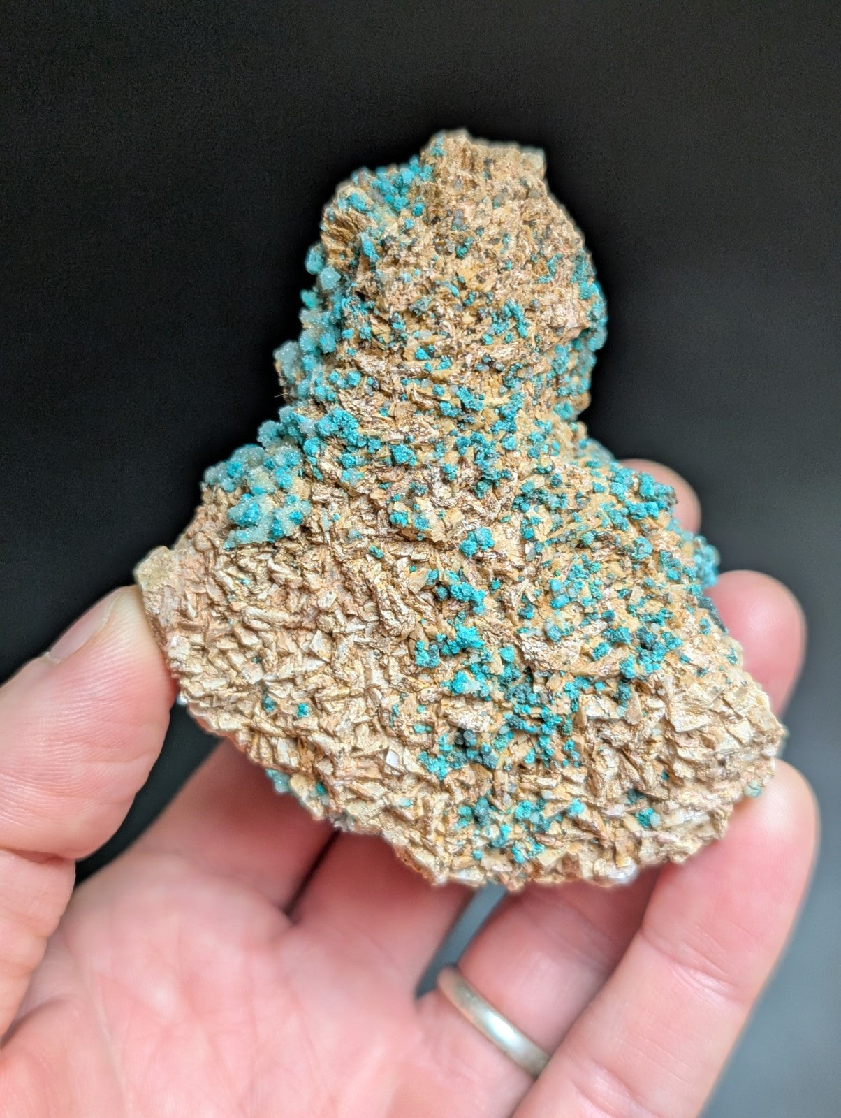 Very Rare Aurichalcite and Selenite Red Cloud Mine Rush Marion Co. Arkansas - Collectibles:Rocks Fossils &