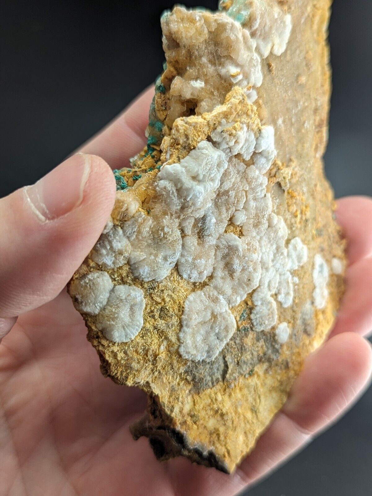 Very Rare Aurichalcite and Selenite Red Cloud Mine Rush Marion Co. Arkansas - Collectibles:Rocks Fossils &