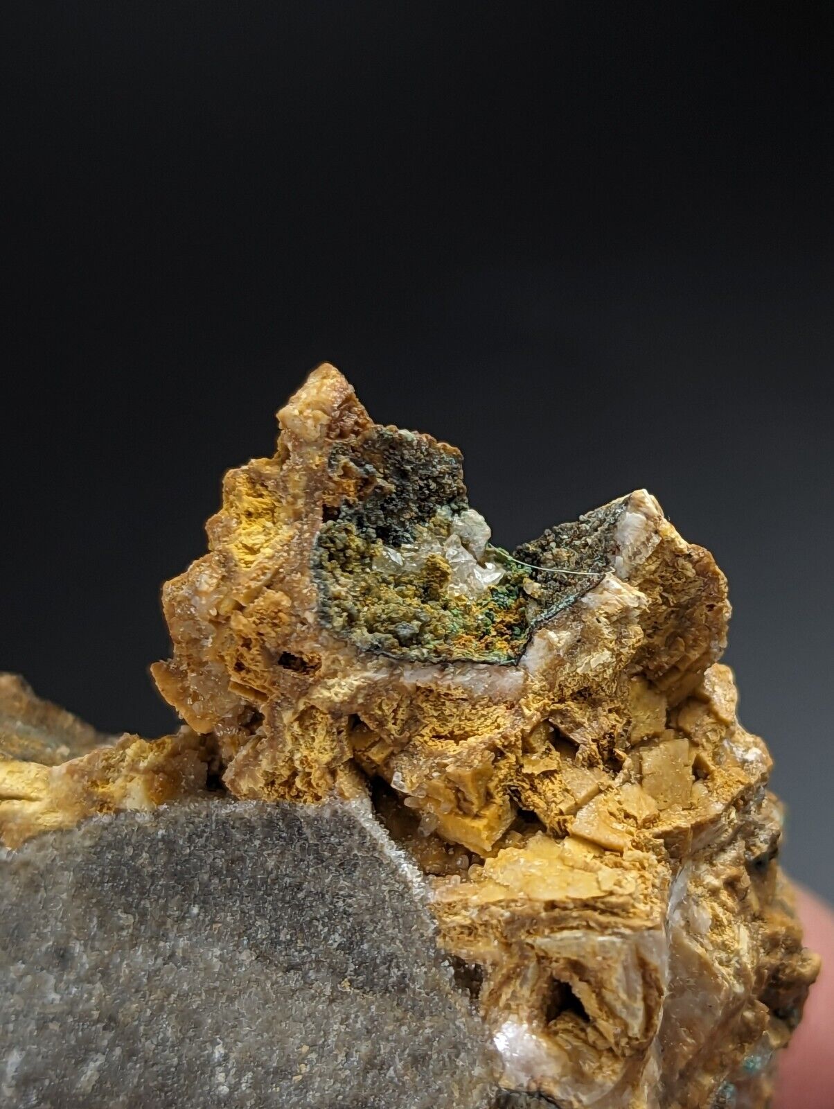 Very Rare Aurichalcite and Selenite Red Cloud Mine Rush Marion Co. Arkansas - Collectibles:Rocks Fossils &