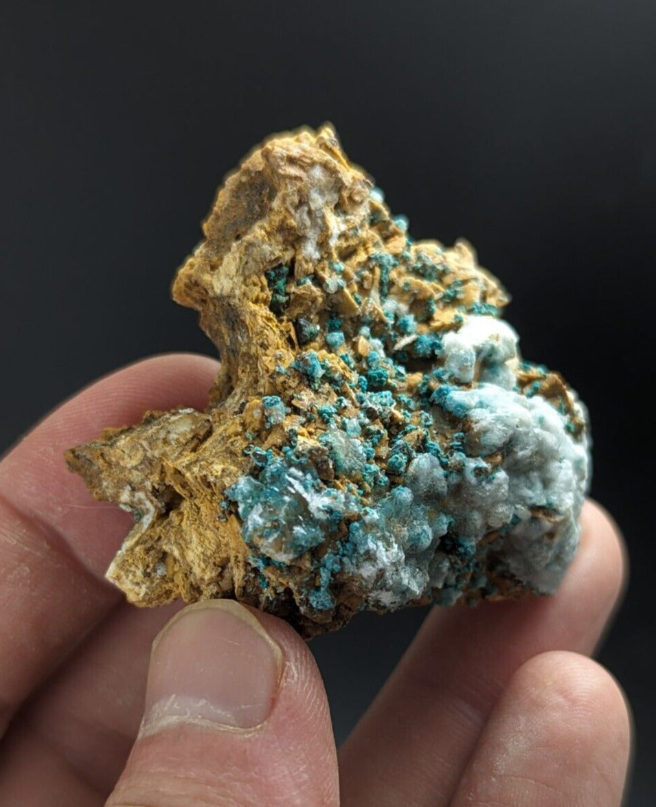 Very Rare Aurichalcite and Selenite Red Cloud Mine Rush Marion Co. Arkansas - Collectibles:Rocks Fossils &