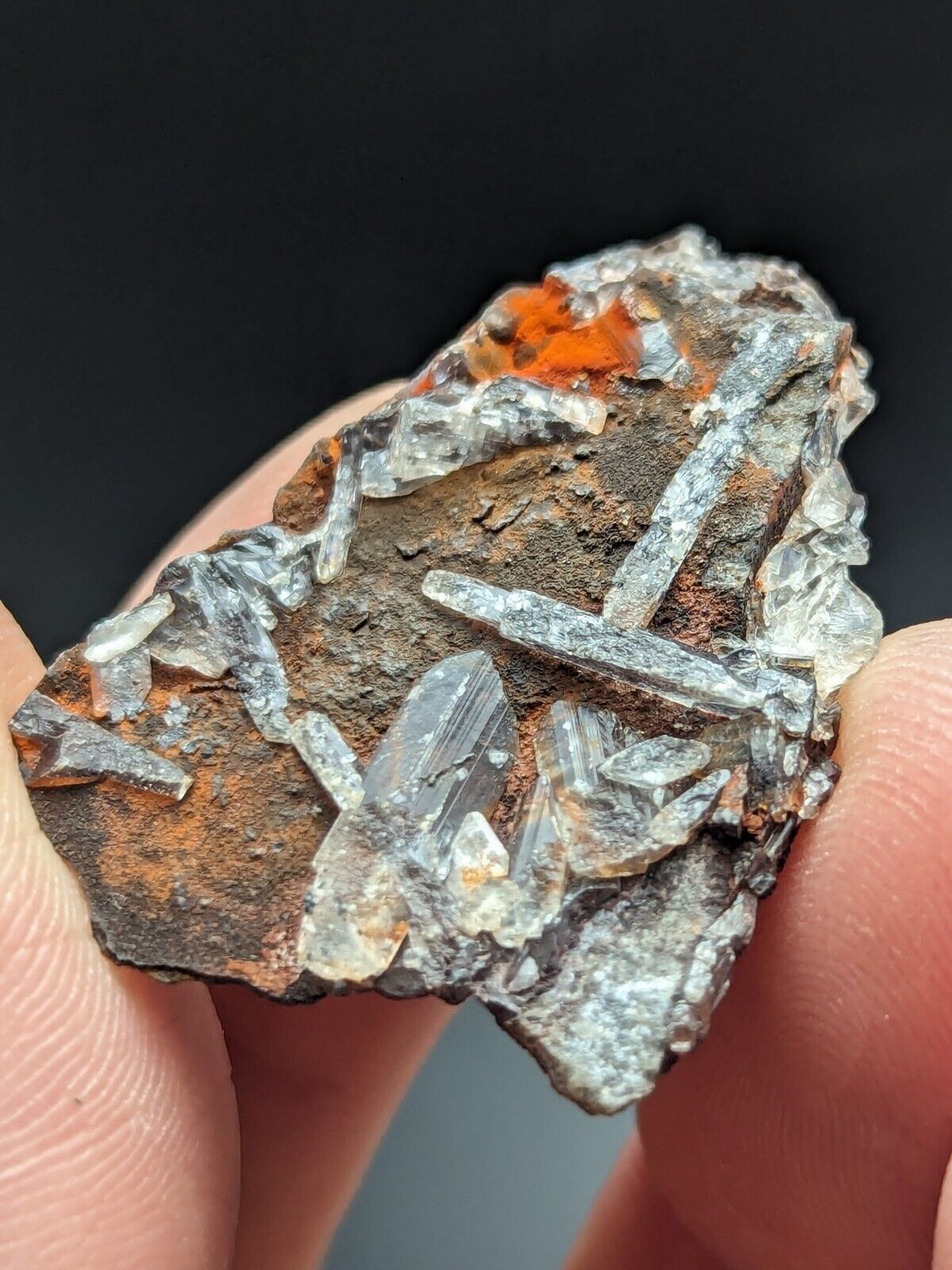 Very Rare Barite Cluster Magnet Cove Arkansas USA ex Goodrick/Delinde - Collectibles:Rocks Fossils & Minerals:Crystals