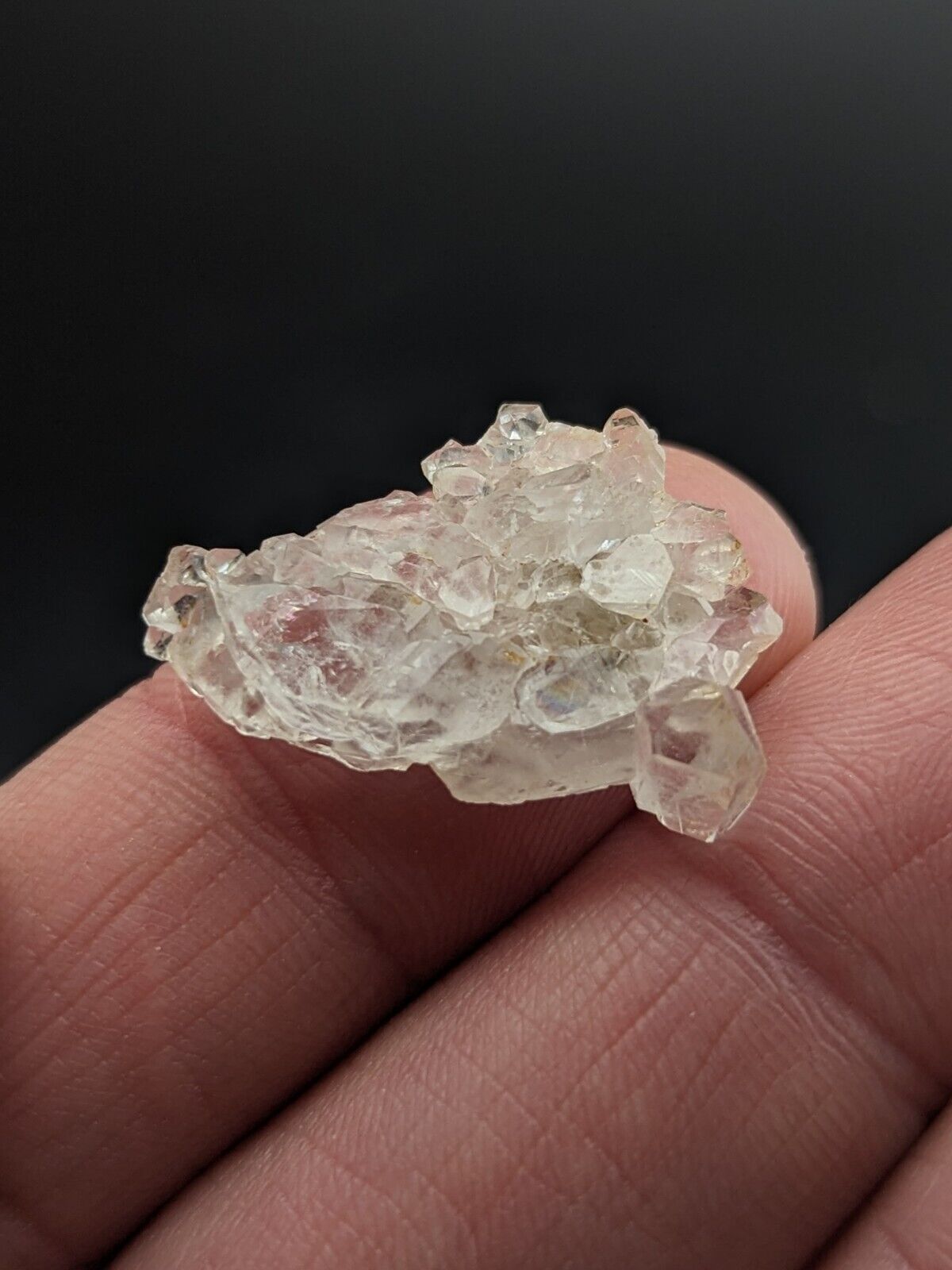 Very Rare Clear Elestial Floater Quartz Crystal Montgomery County Arkansas - Collectibles:Rocks Fossils &