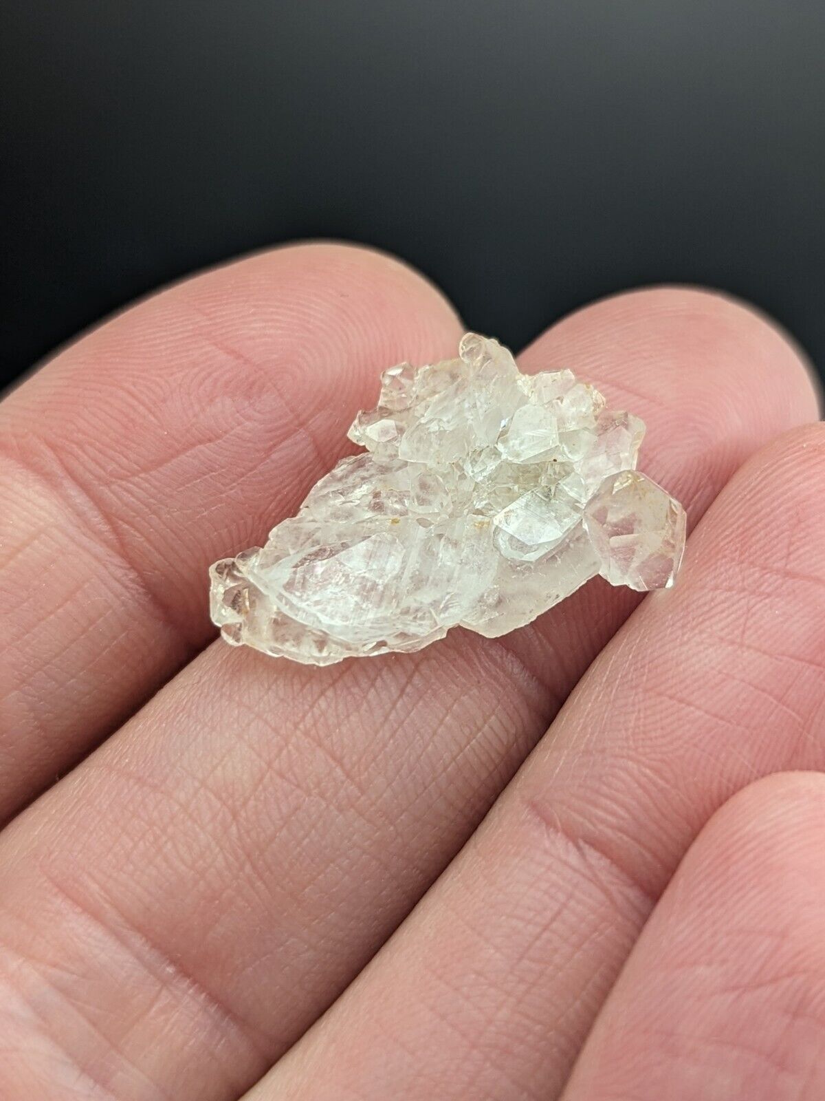 Very Rare Clear Elestial Floater Quartz Crystal Montgomery County Arkansas - Collectibles:Rocks Fossils &