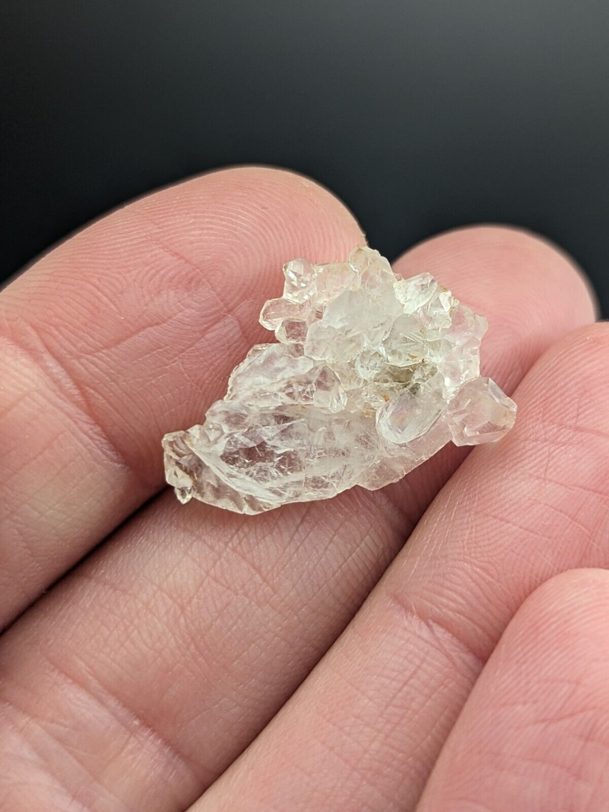 Very Rare Clear Elestial Floater Quartz Crystal Montgomery County Arkansas - Collectibles:Rocks Fossils &