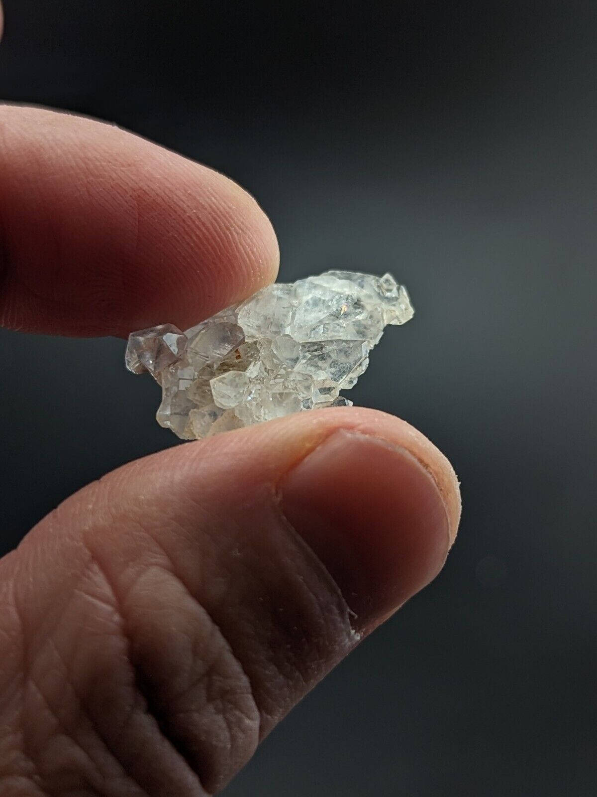 Very Rare Clear Elestial Floater Quartz Crystal Montgomery County Arkansas - Collectibles:Rocks Fossils &