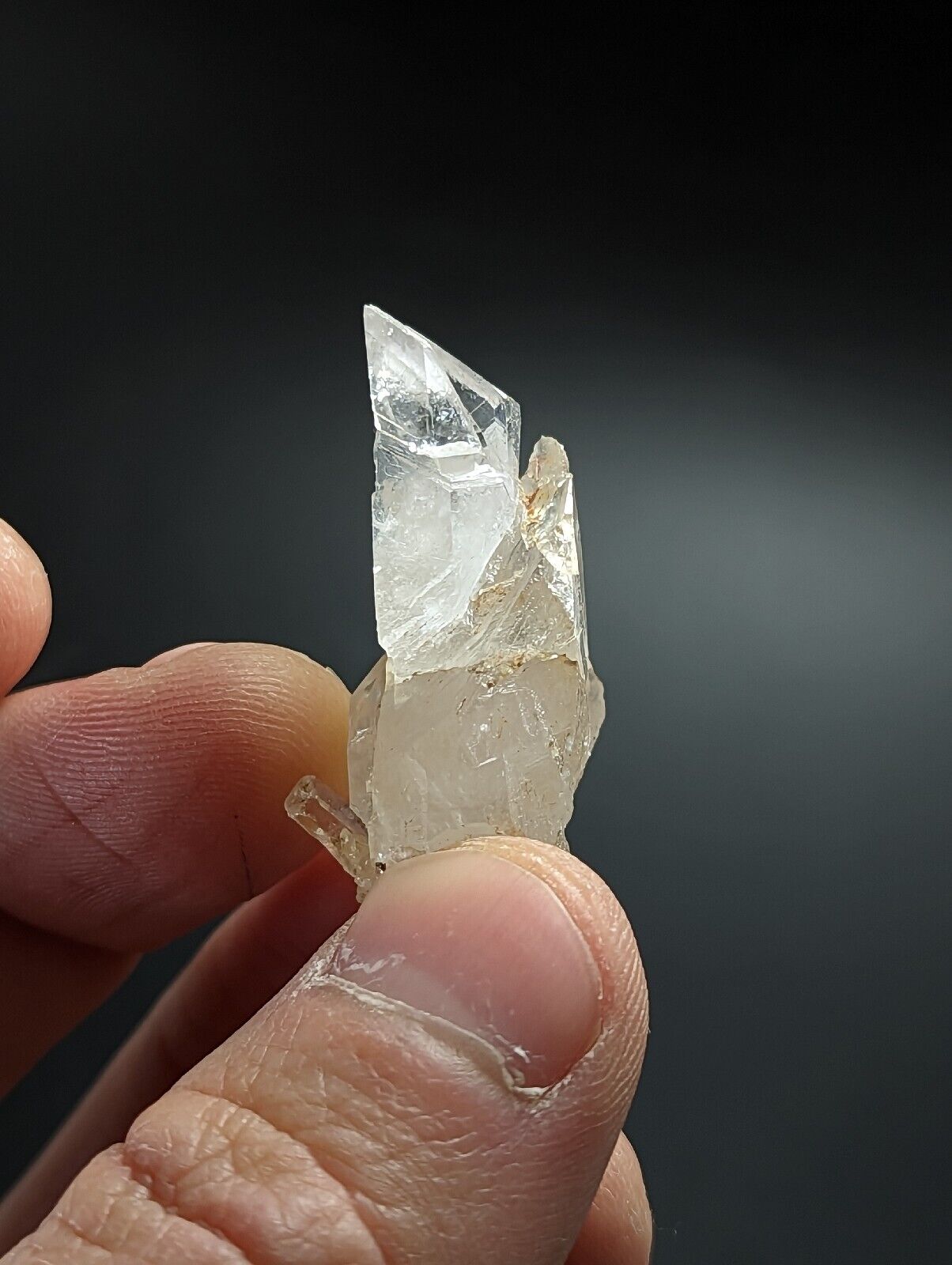 Very Rare Growth Interference Quartz Crystal - Montgomery County Arkansas ooak - Collectibles:Rocks Fossils &