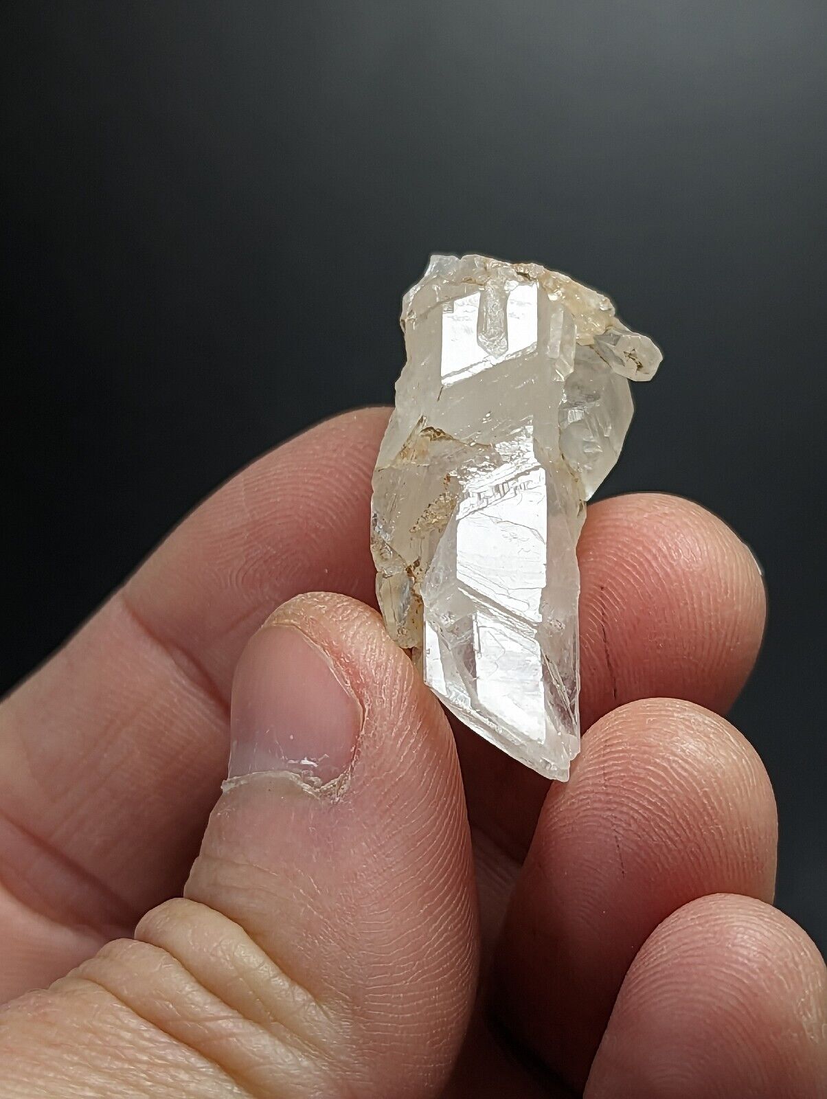 Very Rare Growth Interference Quartz Crystal - Montgomery County Arkansas ooak - Collectibles:Rocks Fossils &