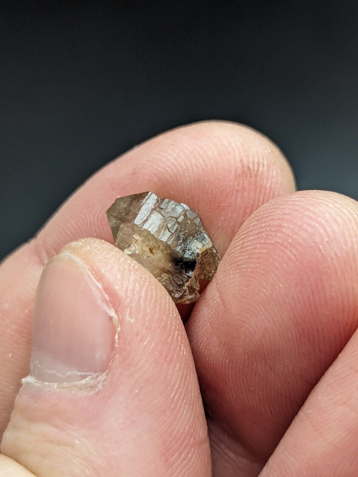 Very Rare Natural Smoky Quartz w/ Fluorescent inclusions Rogers Arkansas USA - Collectibles:Rocks Fossils &