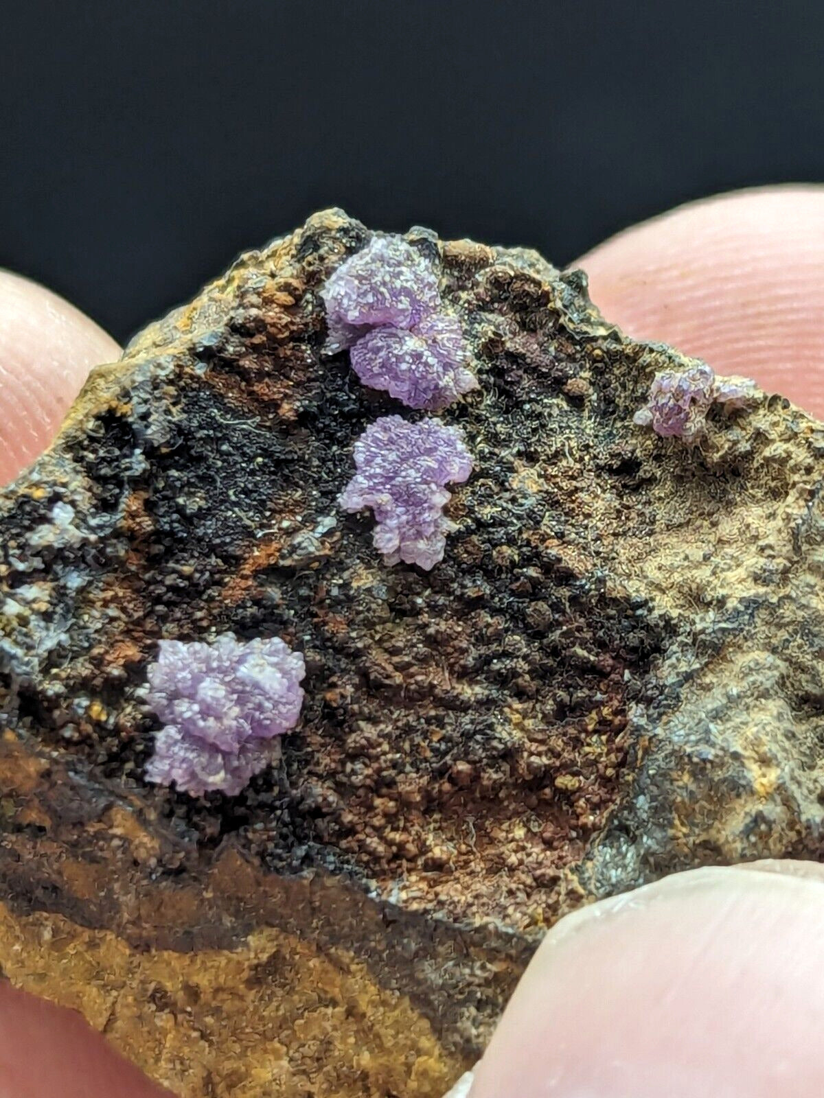 Very Rare Purple Strengite Indian Mountain Alabama USA ex Henry Delinde - Collectibles:Rocks Fossils &