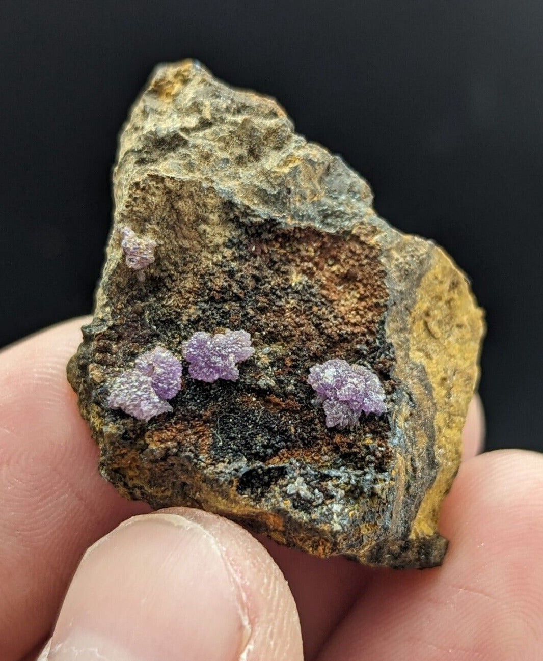 Very Rare Purple Strengite Indian Mountain Alabama USA ex Henry Delinde - Collectibles:Rocks Fossils &