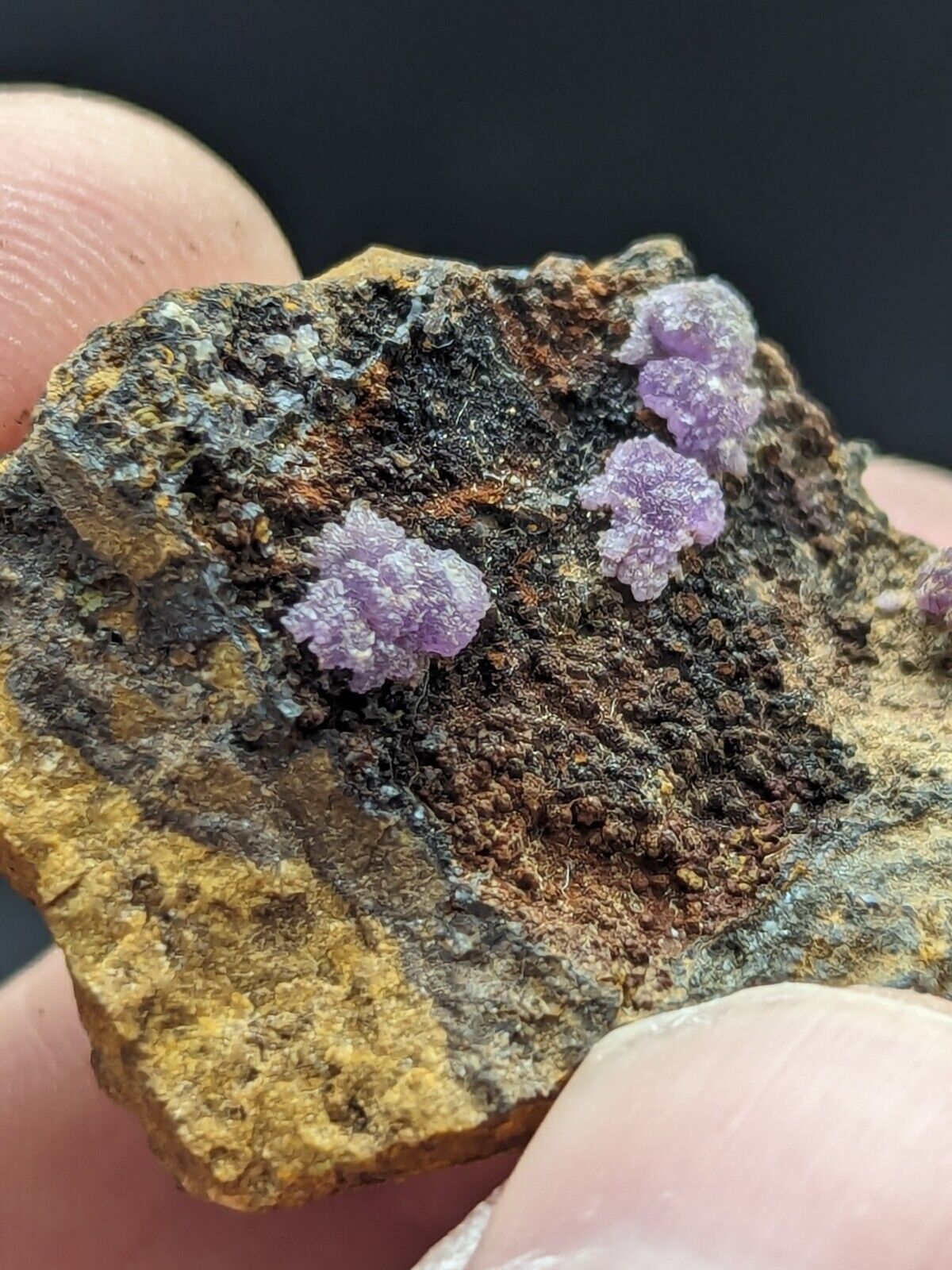 Very Rare Purple Strengite Indian Mountain Alabama USA ex Henry Delinde - Collectibles:Rocks Fossils &