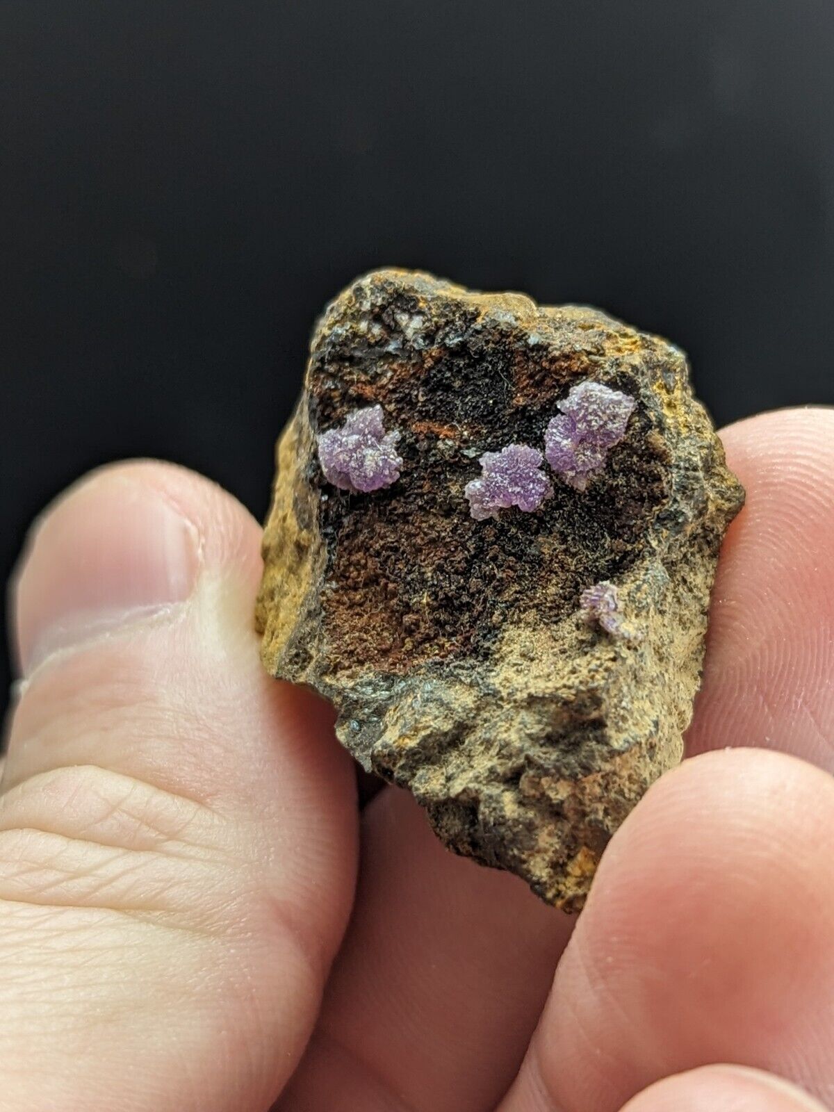Very Rare Purple Strengite Indian Mountain Alabama USA ex Henry Delinde - Collectibles:Rocks Fossils &
