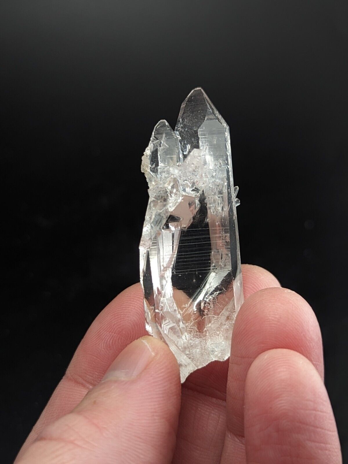 Very Unique A + Quartz Crystal Point Old Stock Garland County Arkansas ooak - Collectibles:Rocks Fossils &