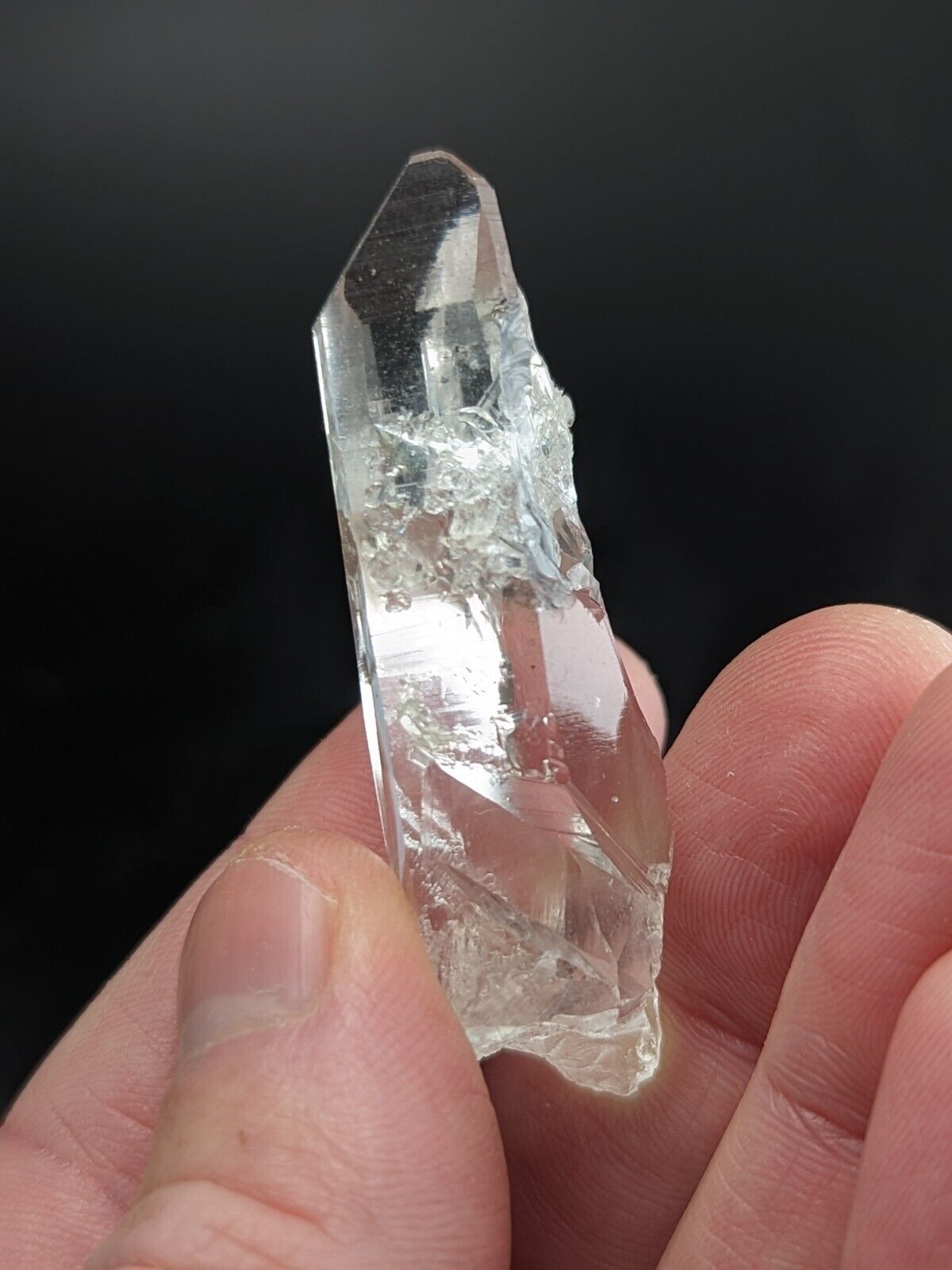 Very Unique A + Quartz Crystal Point Old Stock Garland County Arkansas ooak - Collectibles:Rocks Fossils &
