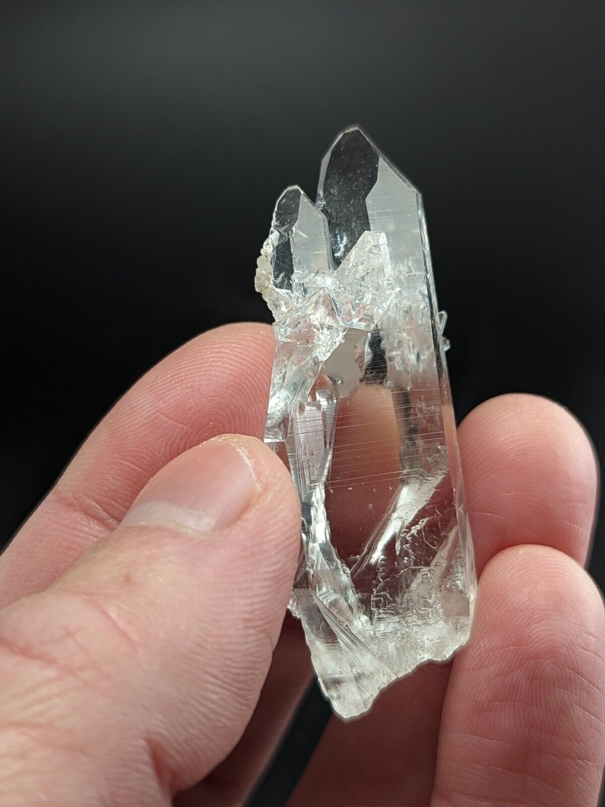 Very Unique A + Quartz Crystal Point Old Stock Garland County Arkansas ooak - Collectibles:Rocks Fossils &