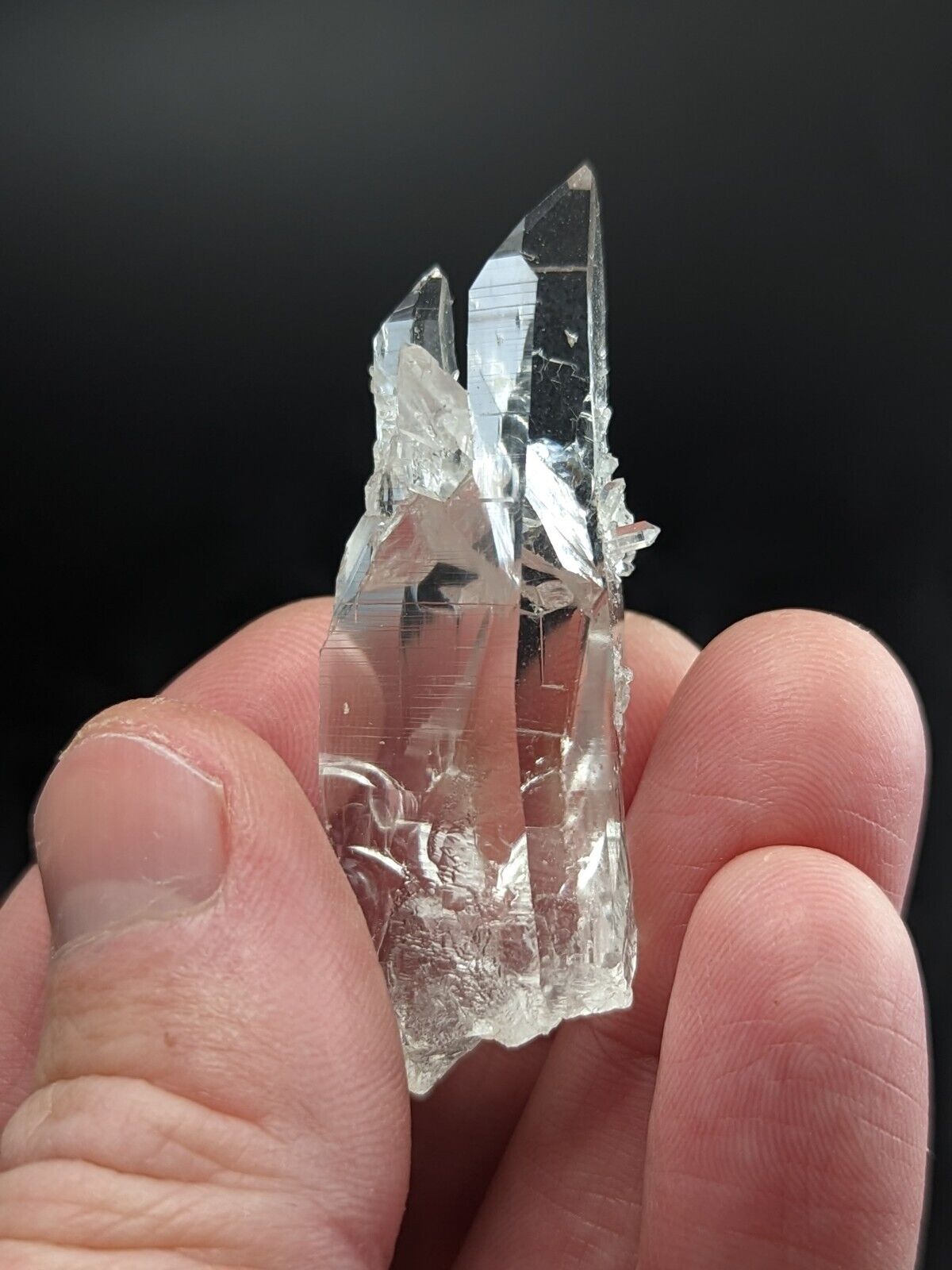 Very Unique A + Quartz Crystal Point Old Stock Garland County Arkansas ooak - Collectibles:Rocks Fossils &