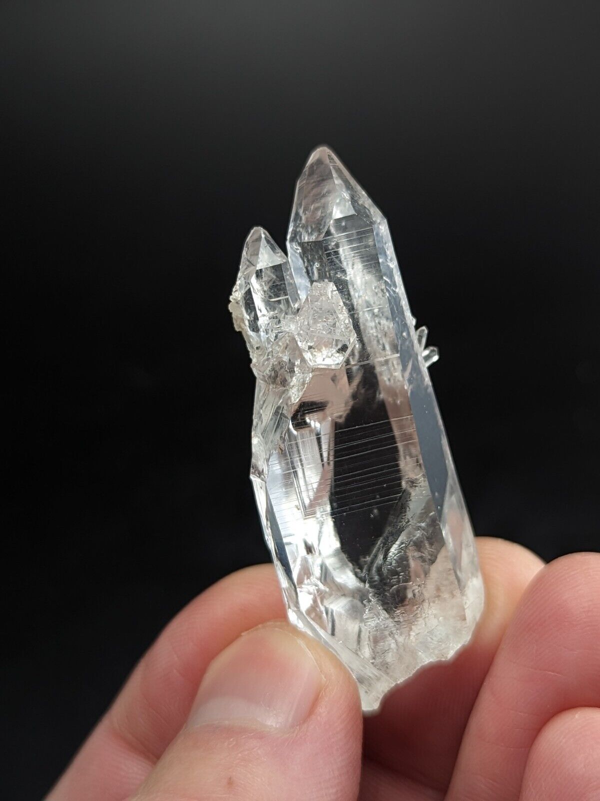 Very Unique A + Quartz Crystal Point Old Stock Garland County Arkansas ooak - Collectibles:Rocks Fossils &