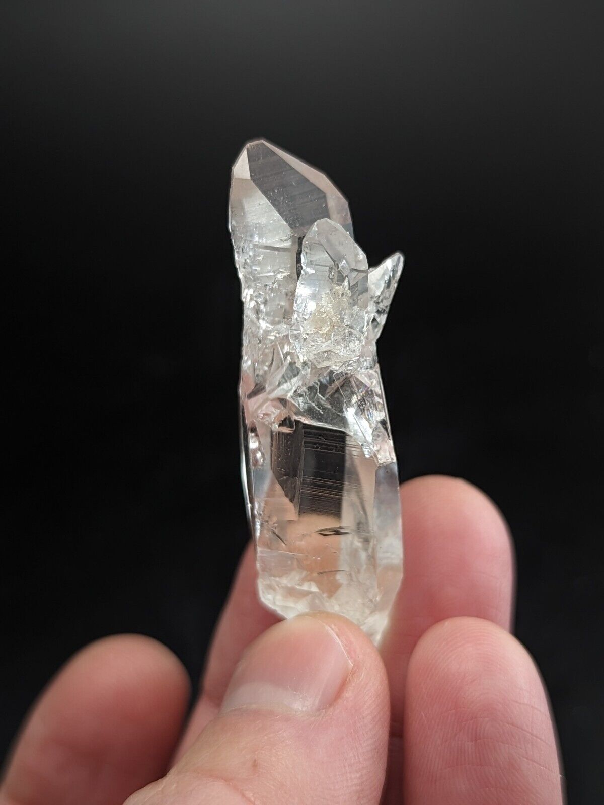 Very Unique A + Quartz Crystal Point Old Stock Garland County Arkansas ooak - Collectibles:Rocks Fossils &
