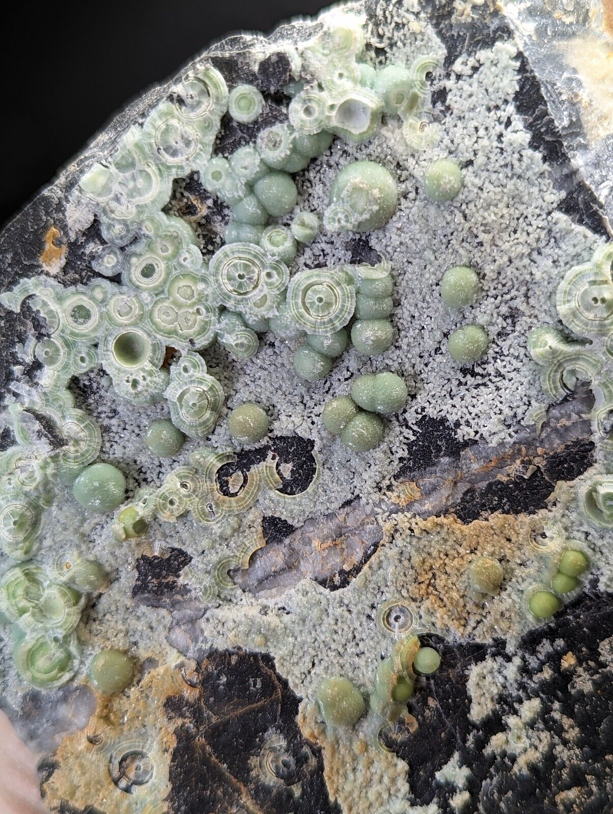 Wavellite display piece- Fantastic Old Stock- Mauldin Mountain Arkansas 2 + lbs - Collectibles:Rocks Fossils &