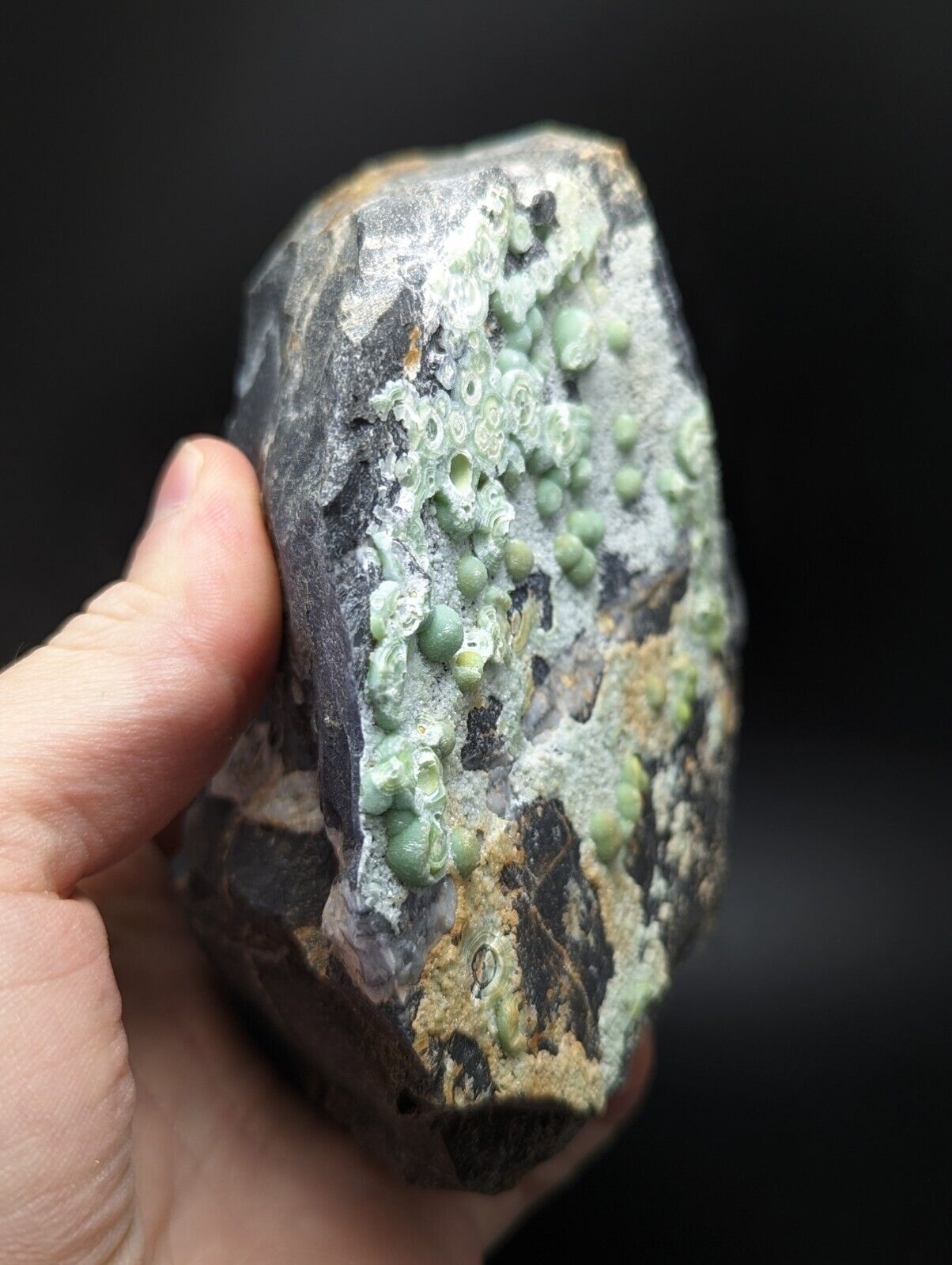 Wavellite display piece- Fantastic Old Stock- Mauldin Mountain Arkansas 2 + lbs - Collectibles:Rocks Fossils &