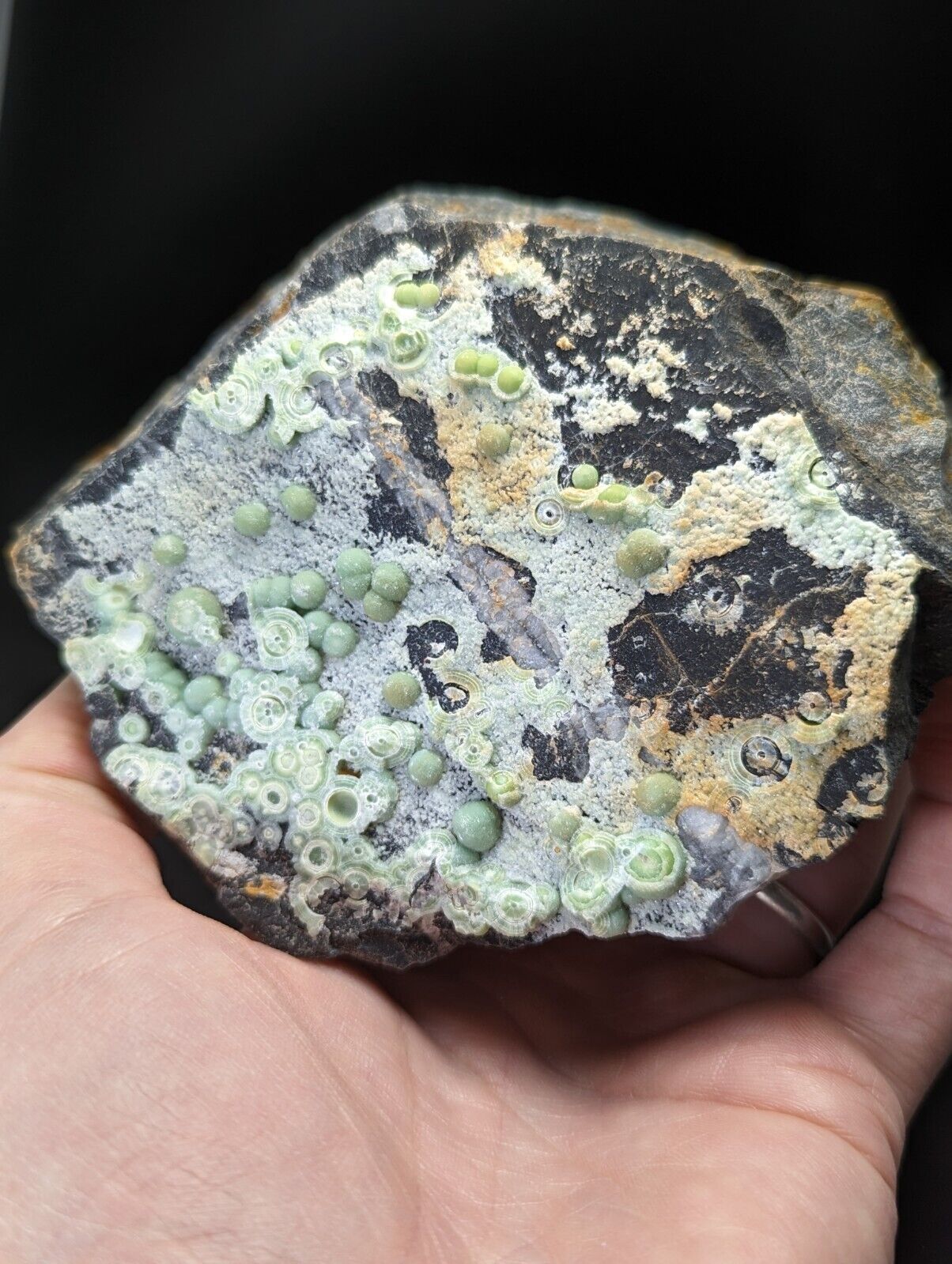 Wavellite display piece- Fantastic Old Stock- Mauldin Mountain Arkansas 2 + lbs - Collectibles:Rocks Fossils &