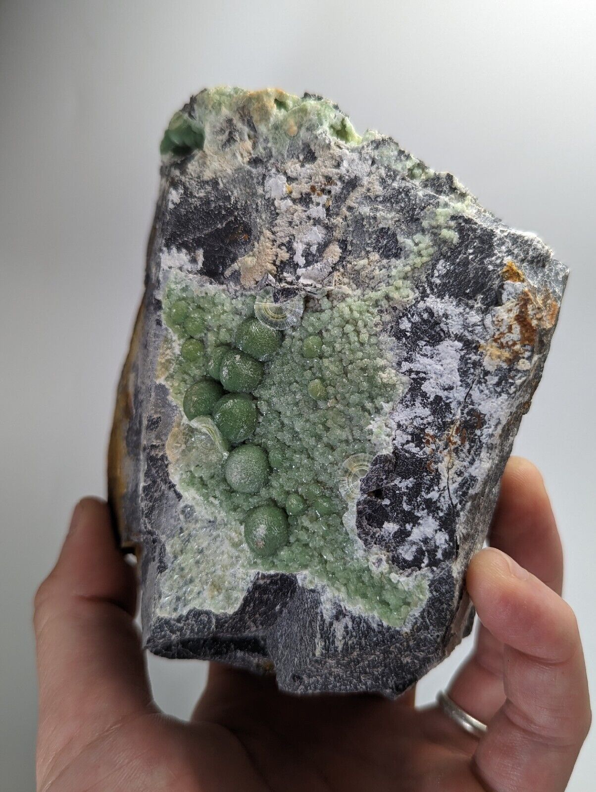 Wavellite display piece- Old Stock - Mauldin Mountain Arkansas Large - Collectibles:Rocks Fossils & Minerals:Crystals