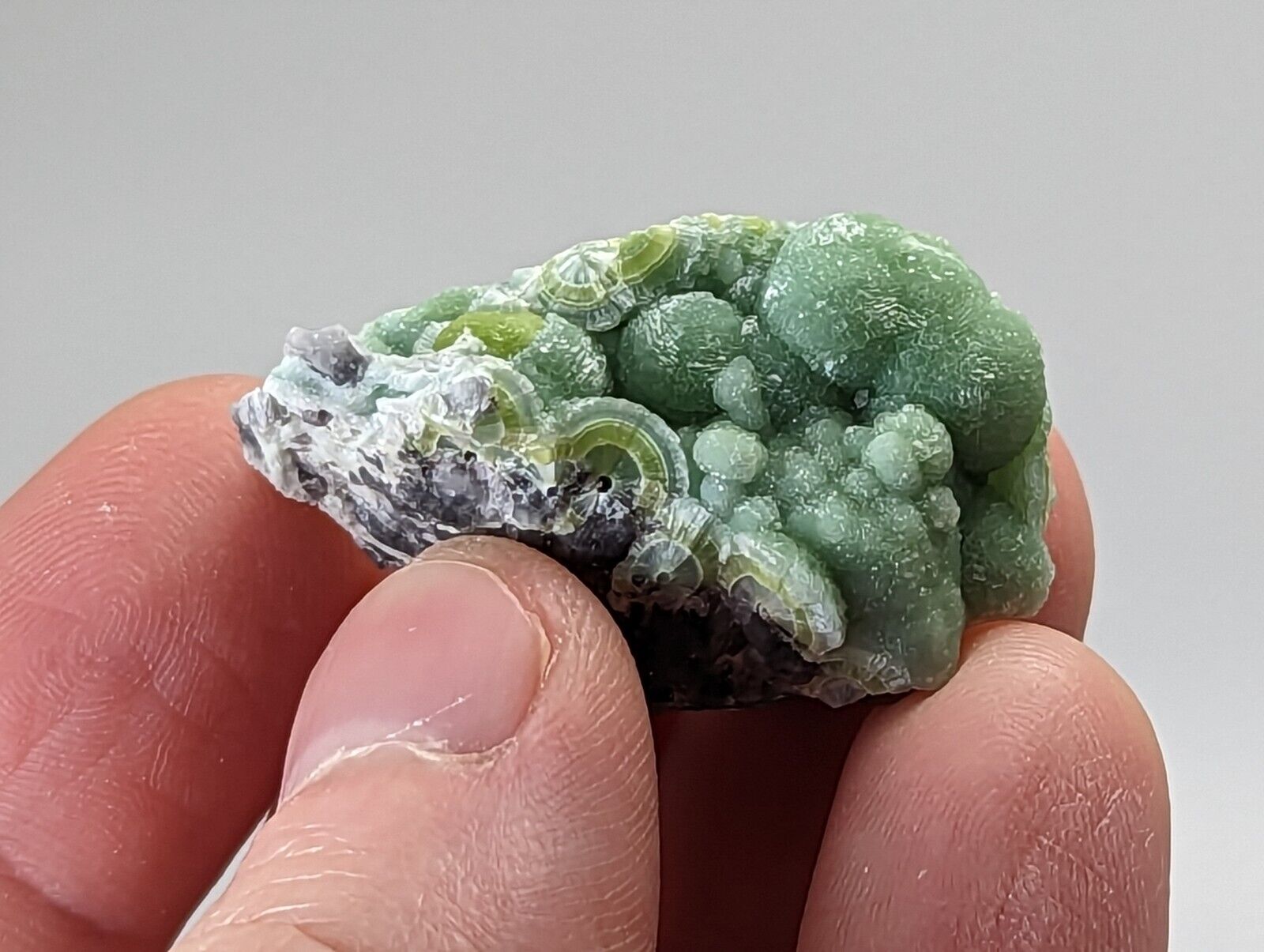Wavellite - Fantastic 1990s Old Stock - Mauldin Mountain Arkansas Green 3.5cm - Collectibles:Rocks Fossils &