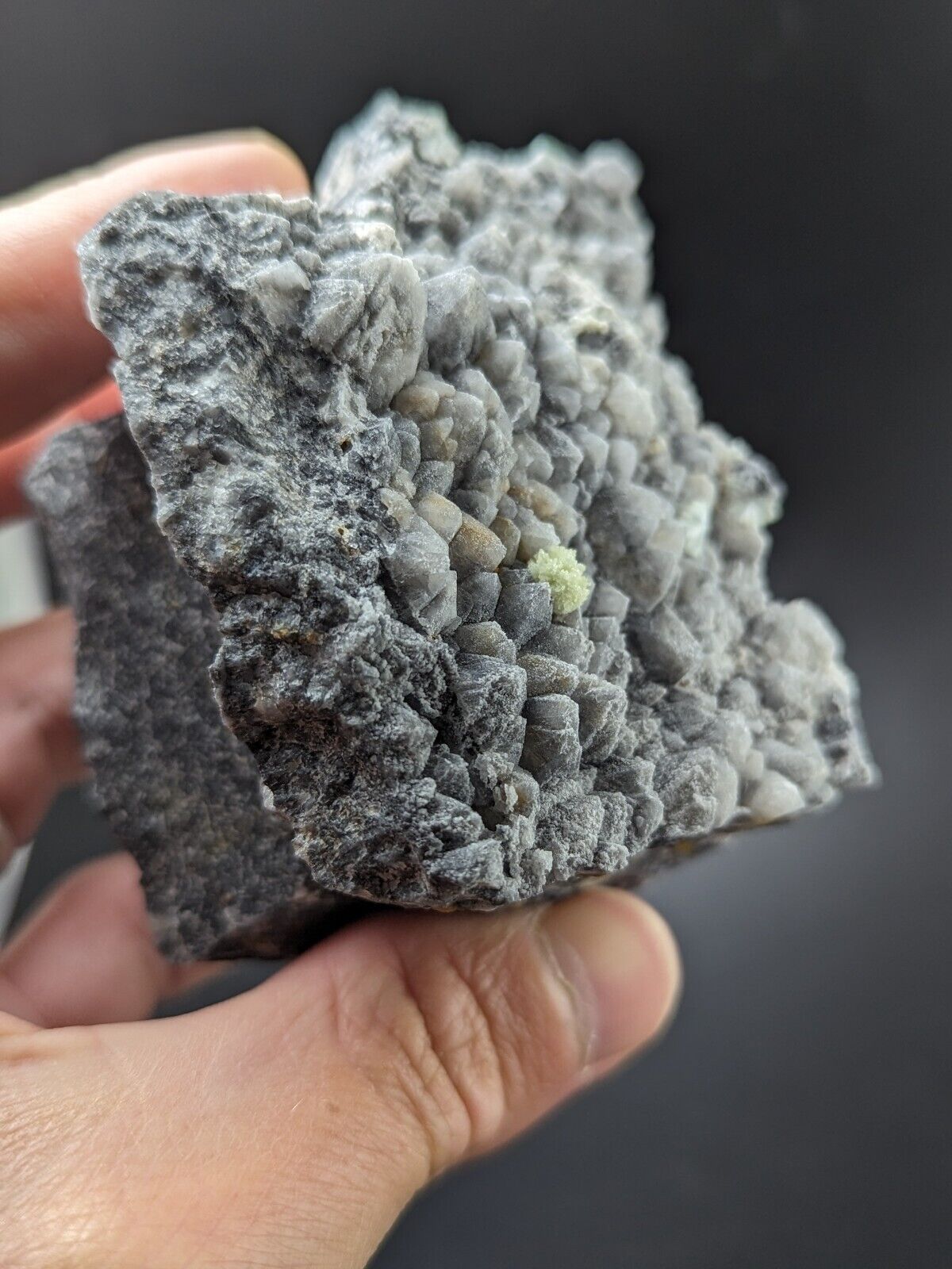 Wavellite on Grey Quartz - Mauldin Mountain Montgomery County Arkansas Rare - Collectibles:Rocks Fossils &