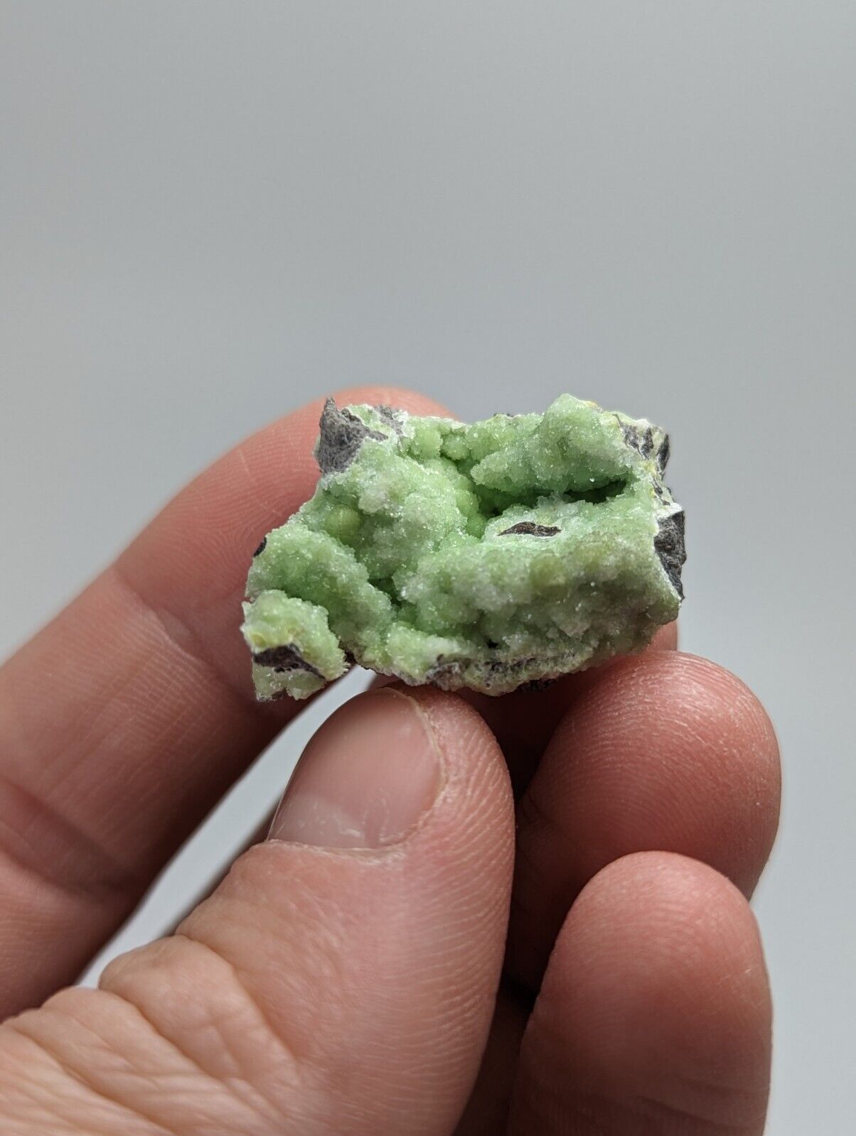 Green mineral specimen.