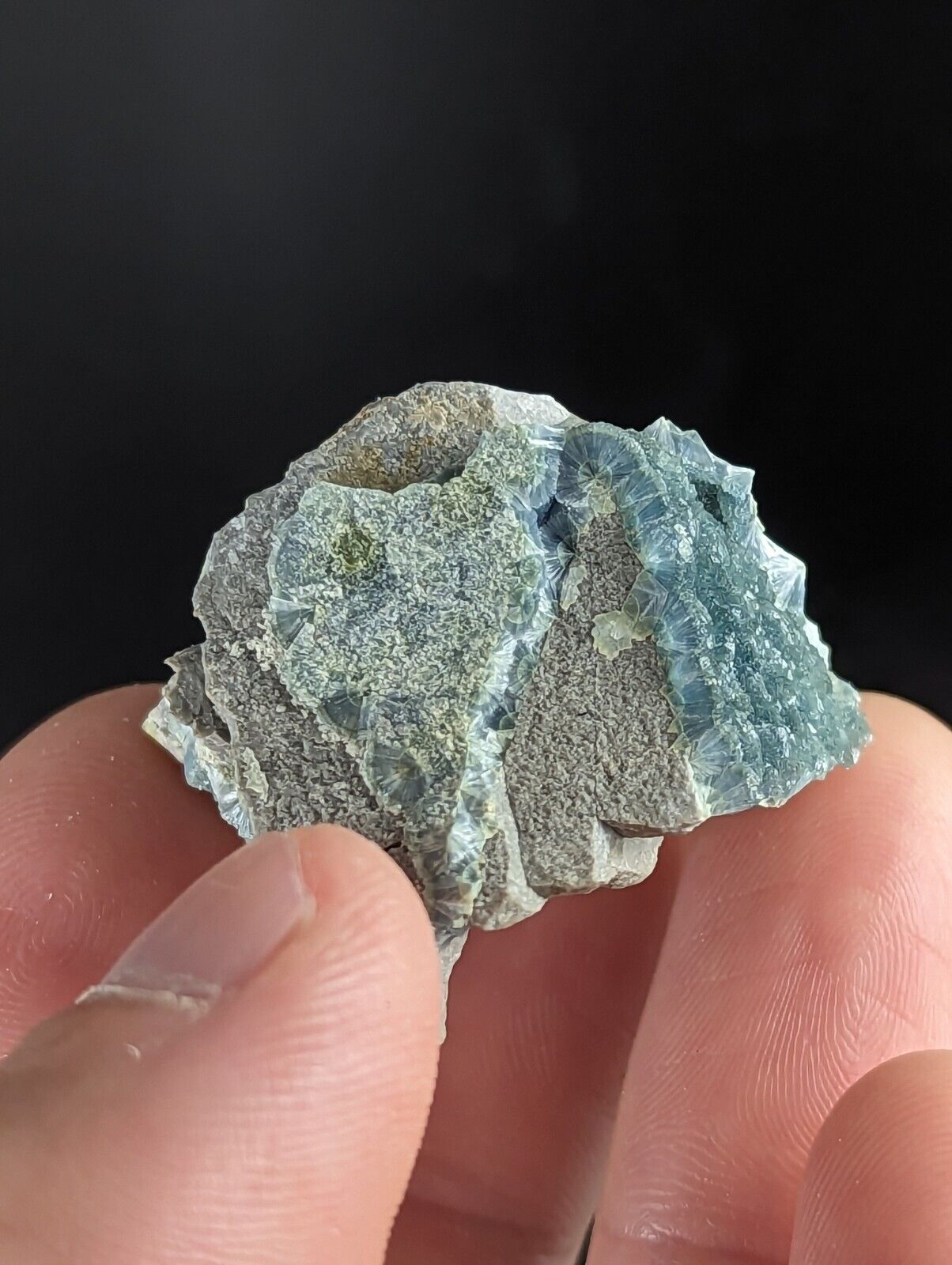 Wavellite - Old Stock - Delinde / Schmitt mine - Garland County Arkansas - Collectibles:Rocks Fossils &