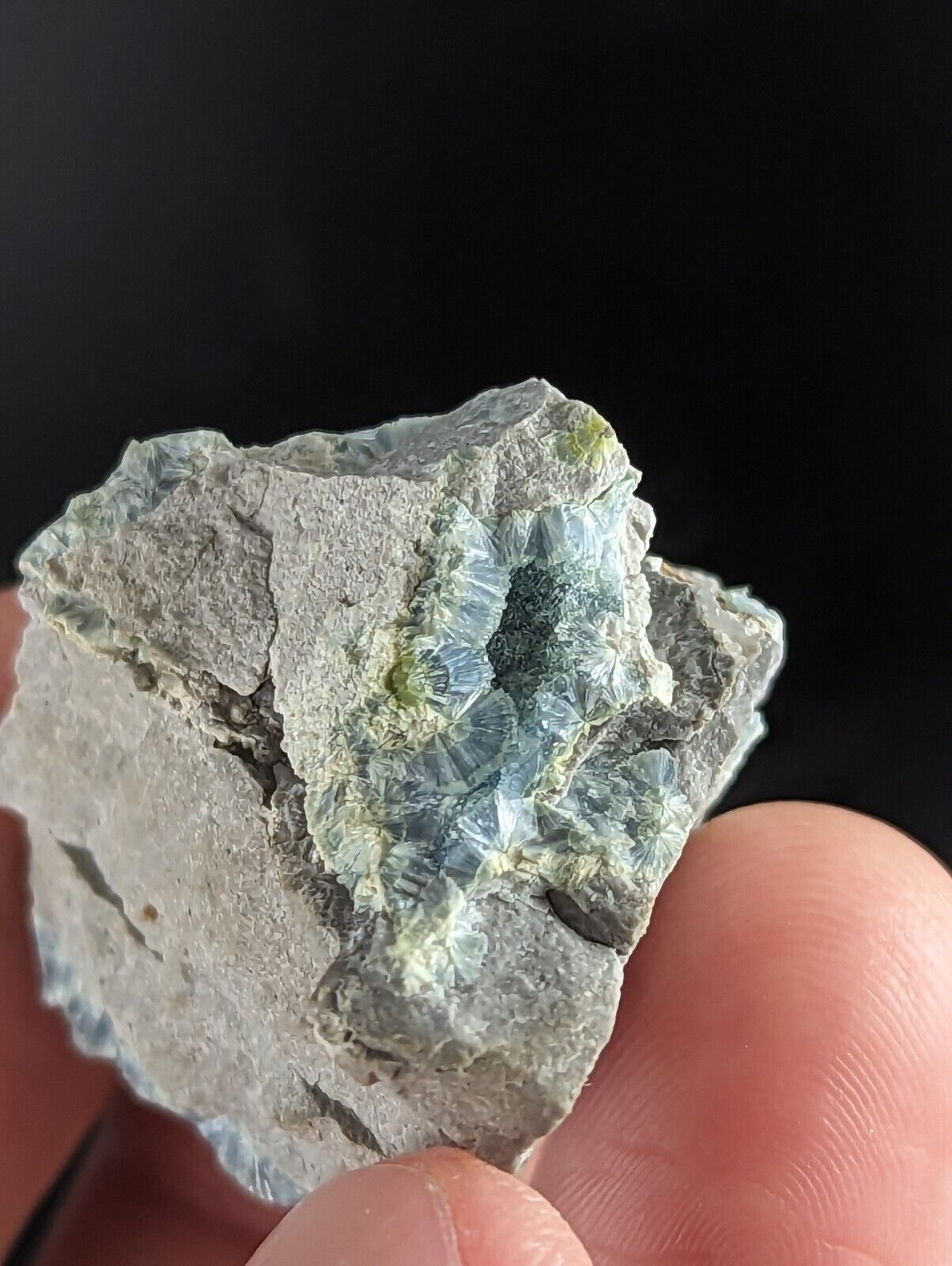 Wavellite - Old Stock - Delinde / Schmitt mine - Garland County Arkansas - Collectibles:Rocks Fossils &