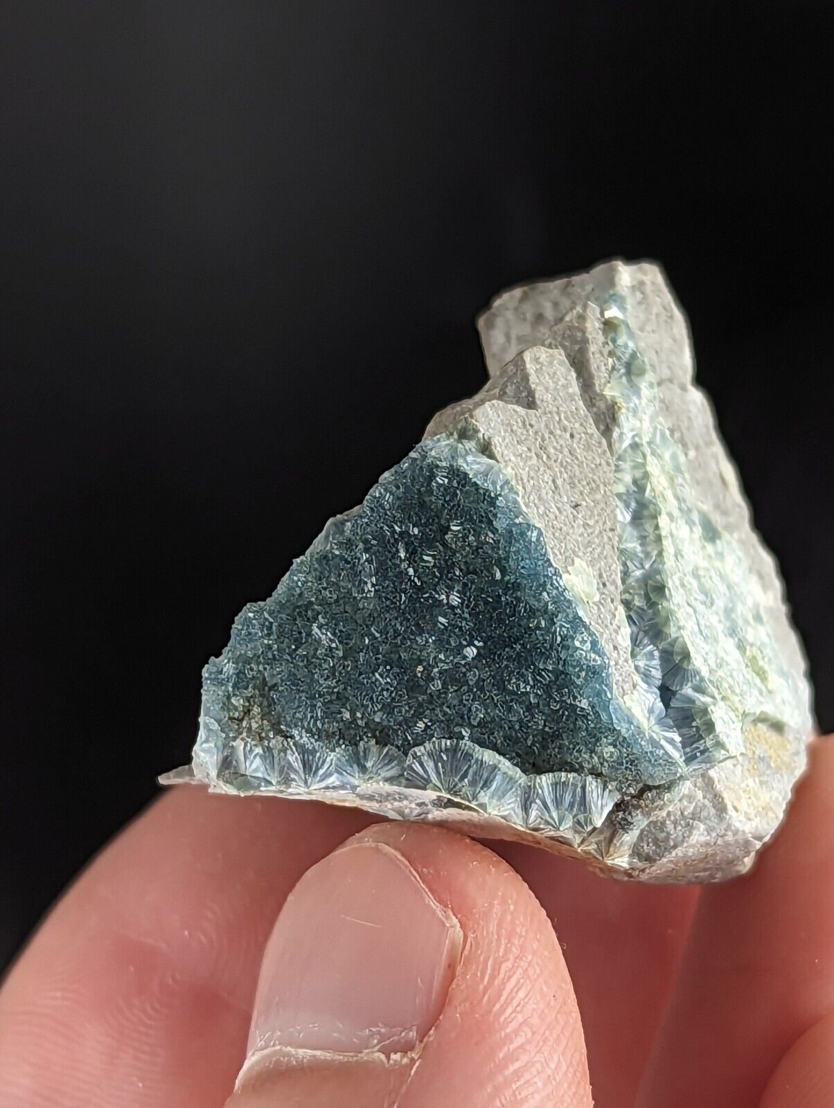 Wavellite - Old Stock - Delinde / Schmitt mine - Garland County Arkansas - Collectibles:Rocks Fossils &