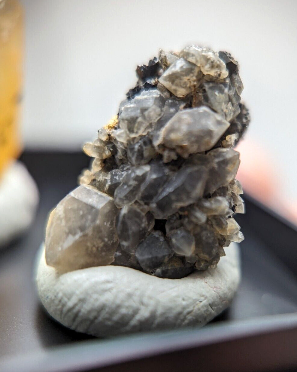 Wavellite + Quartz + Brookite Cluster - Set of 3 w/ case - Old Stock - Arkansas - Collectibles:Rocks Fossils &