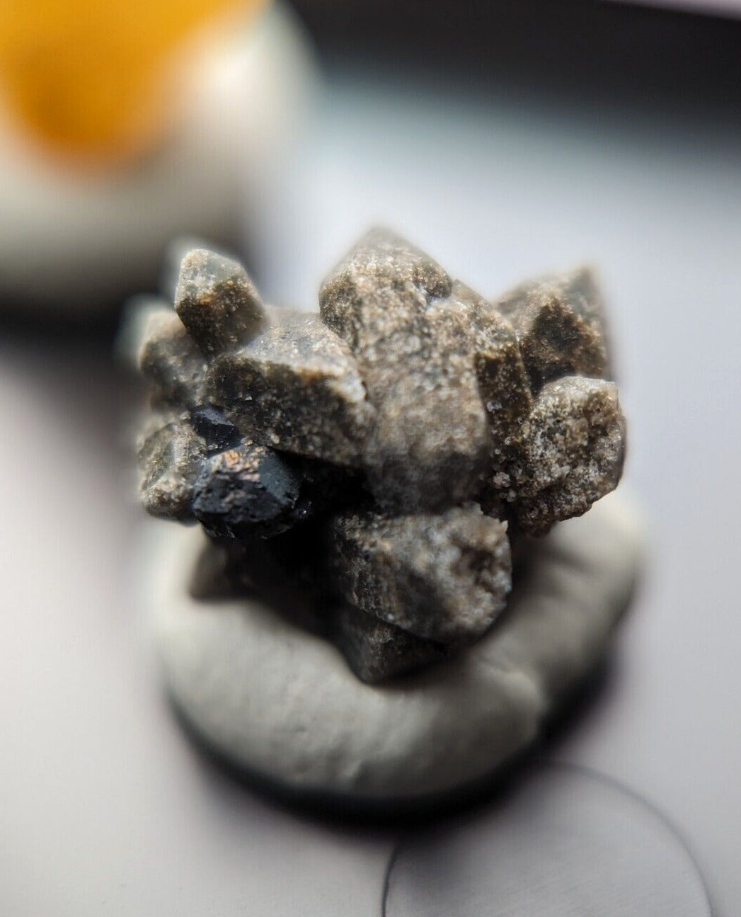 Wavellite + Quartz + Brookite Cluster - Set of 3 w/ case - Old Stock - Arkansas - Collectibles:Rocks Fossils &