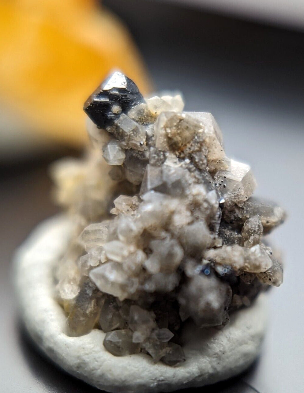 Wavellite + Quartz + Brookite Cluster - Set of 3 w/ case - Old Stock - Arkansas - Collectibles:Rocks Fossils &