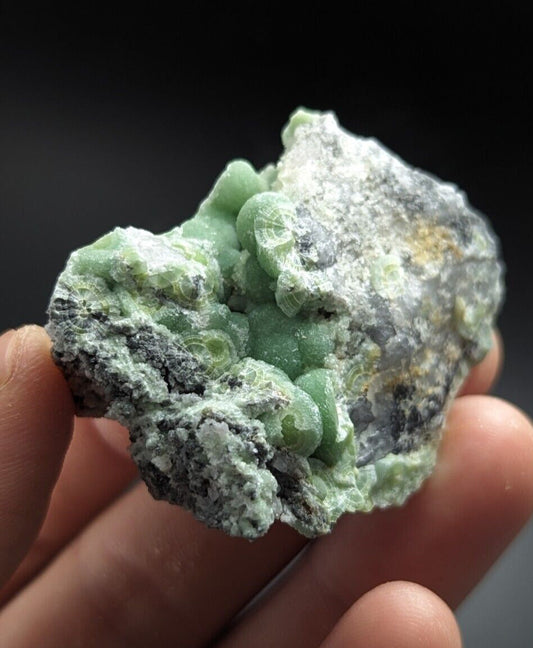 Wavellite on Quartz - Excellent Crystallization - Mauldin Mountain Arkansas - Collectibles:Rocks Fossils &