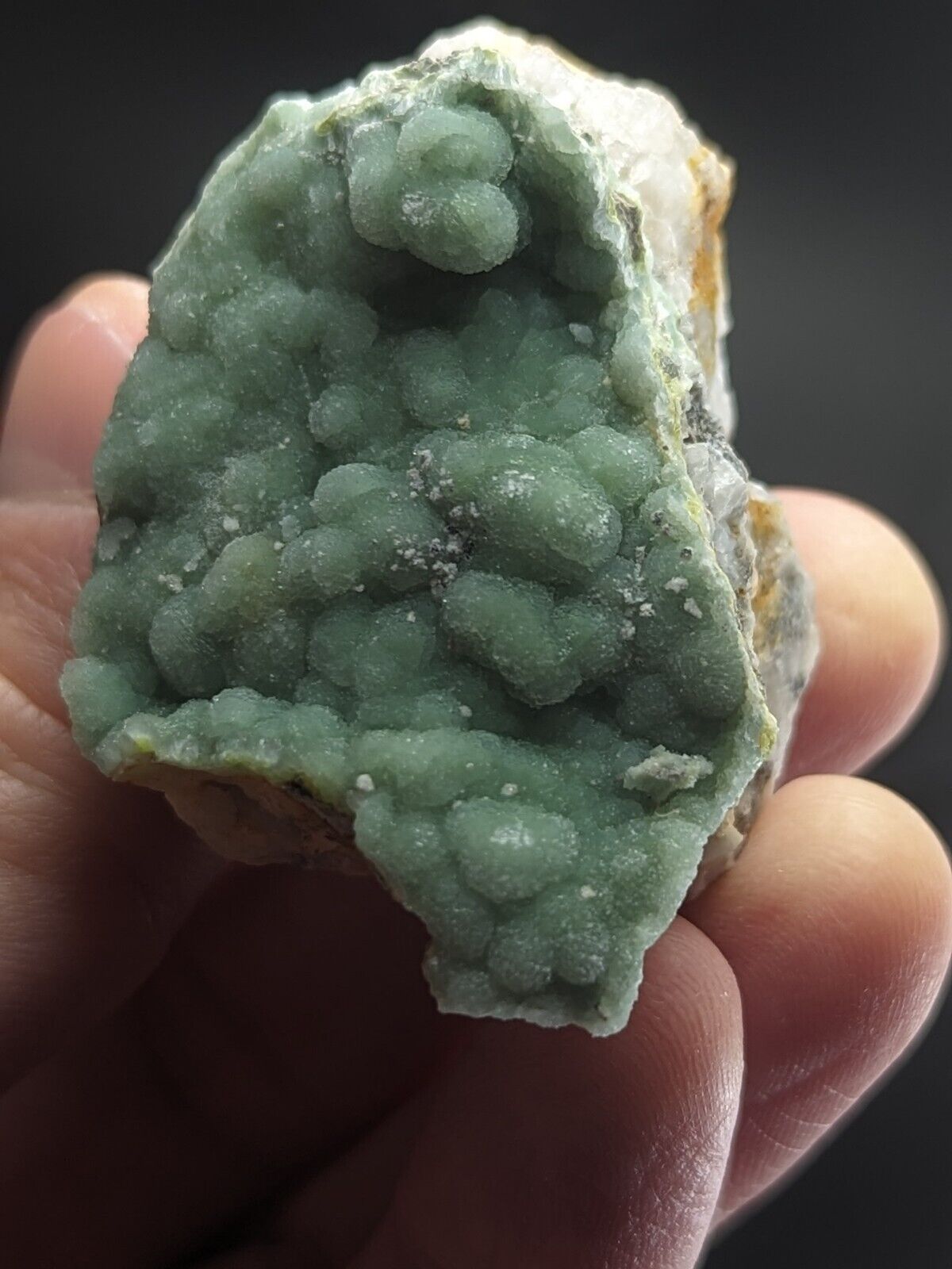 Wavellite on Quartz- Fantastic Old Stock - Mauldin Mountain Arkansas ooak - Collectibles:Rocks Fossils &