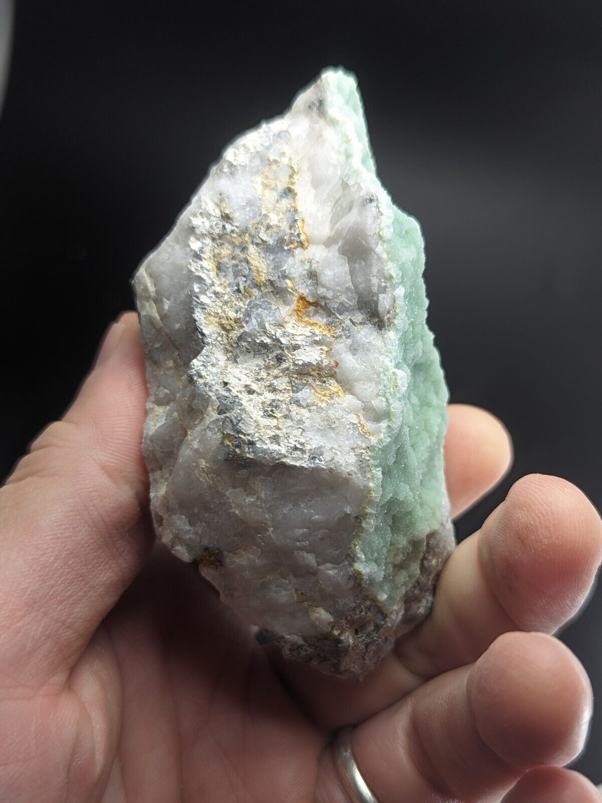 Wavellite on Quartz - Fantastic Old Stock - Mauldin Mountain Arkansas ooak - Collectibles:Rocks Fossils &