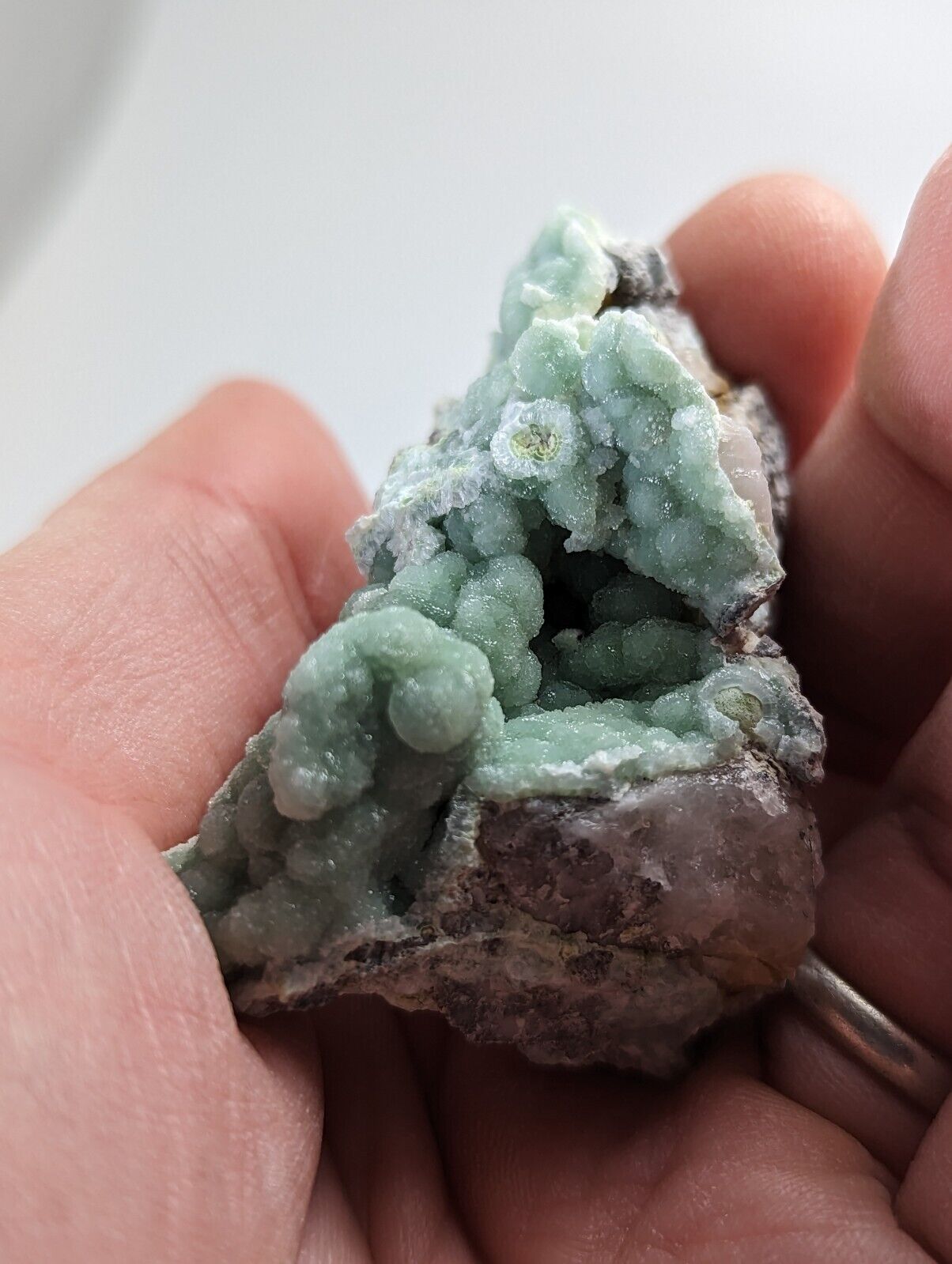 Wavellite on Quartz - Mauldin Mountain Arkansas - Collectibles:Rocks Fossils & Minerals:Crystals Mineral