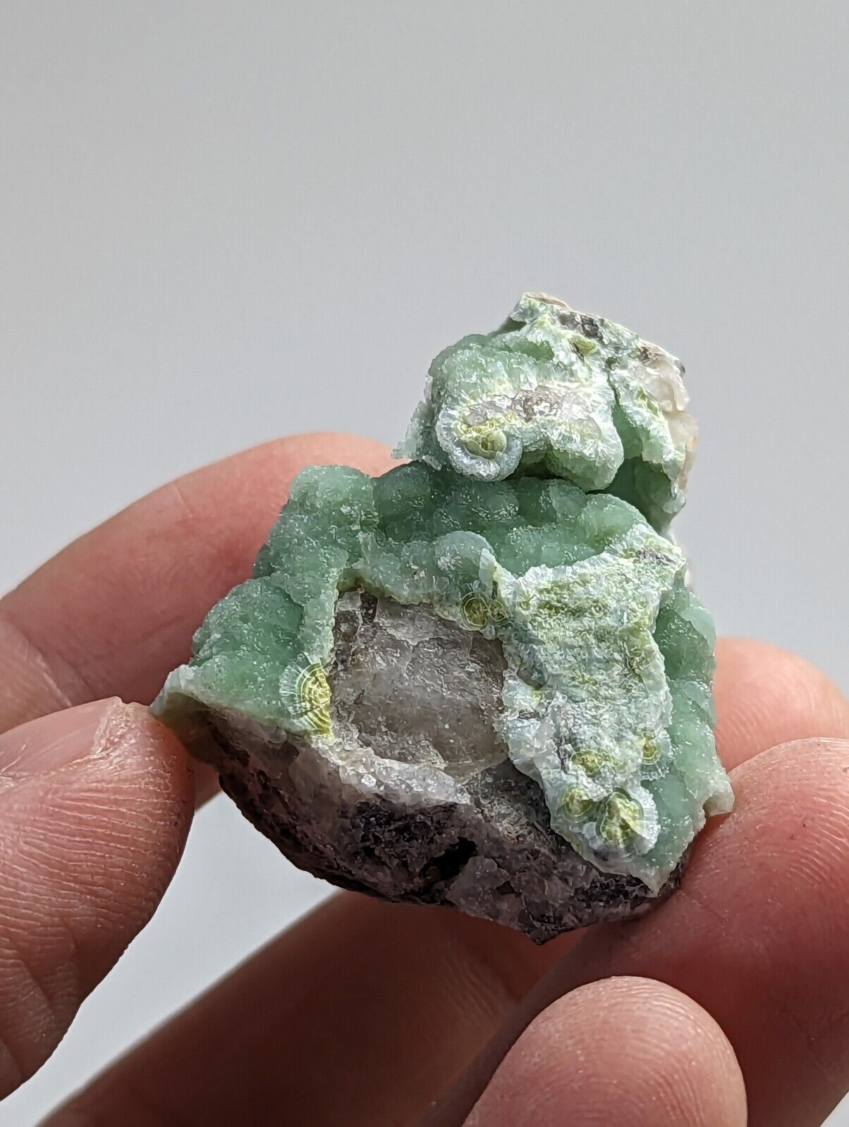 Wavellite on Quartz - Mauldin Mountain Montgomery County Arkansas - Collectibles:Rocks Fossils & Minerals:Crystals