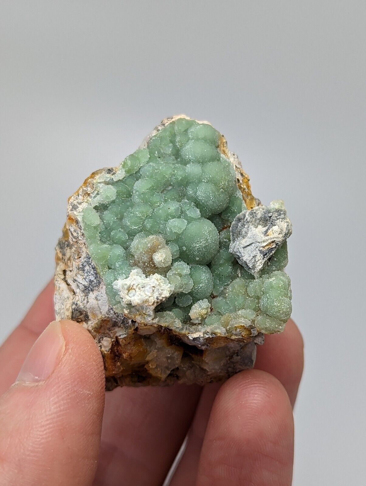 Wavellite on Quartz - Mauldin Mountain Montgomery County Arkansas - Collectibles:Rocks Fossils & Minerals:Crystals