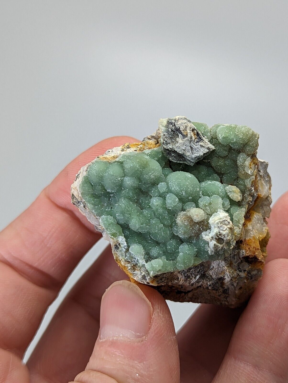 Wavellite on Quartz - Mauldin Mountain Montgomery County Arkansas - Collectibles:Rocks Fossils & Minerals:Crystals