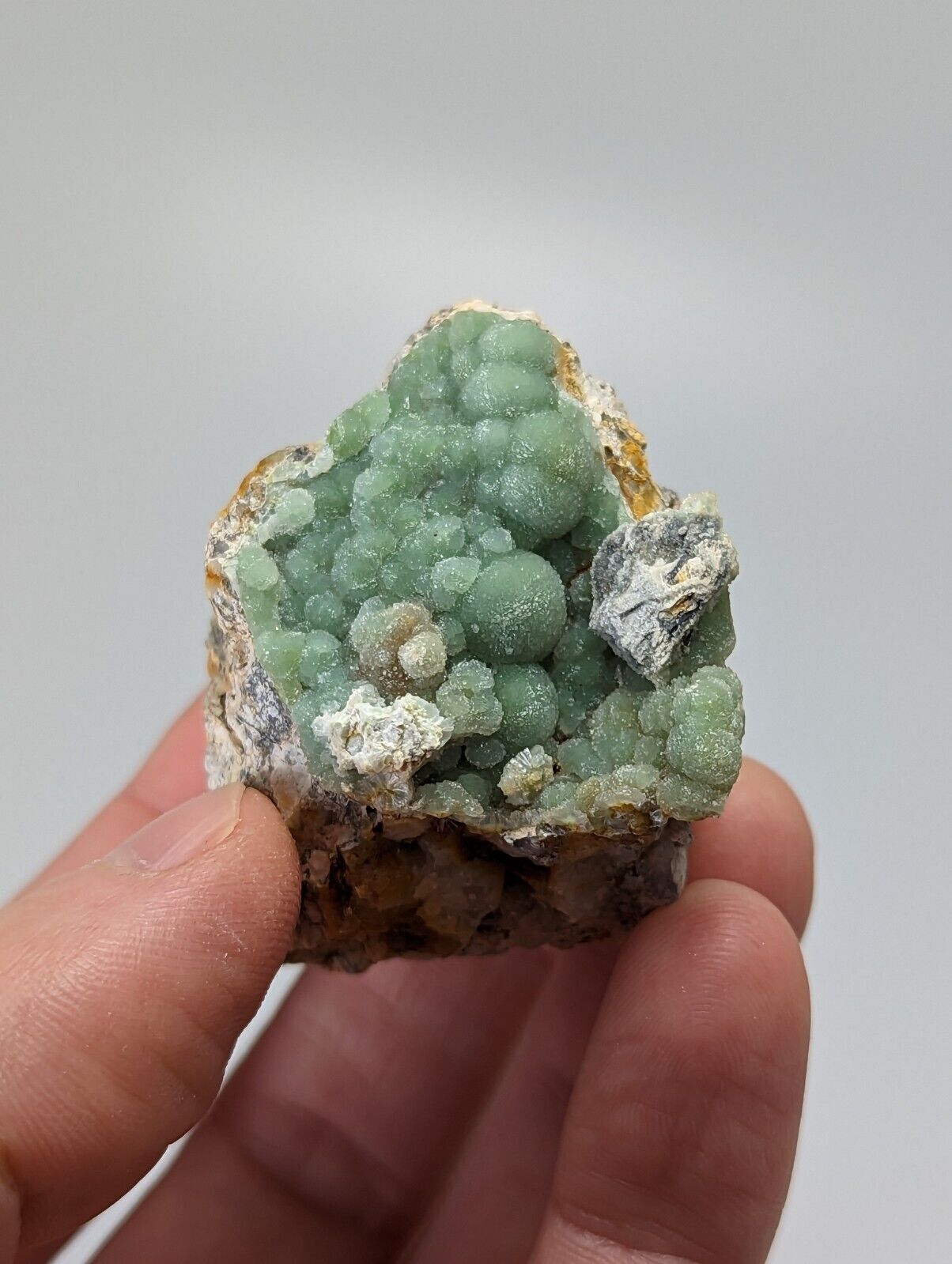 Wavellite on Quartz - Mauldin Mountain Montgomery County Arkansas - Collectibles:Rocks Fossils & Minerals:Crystals