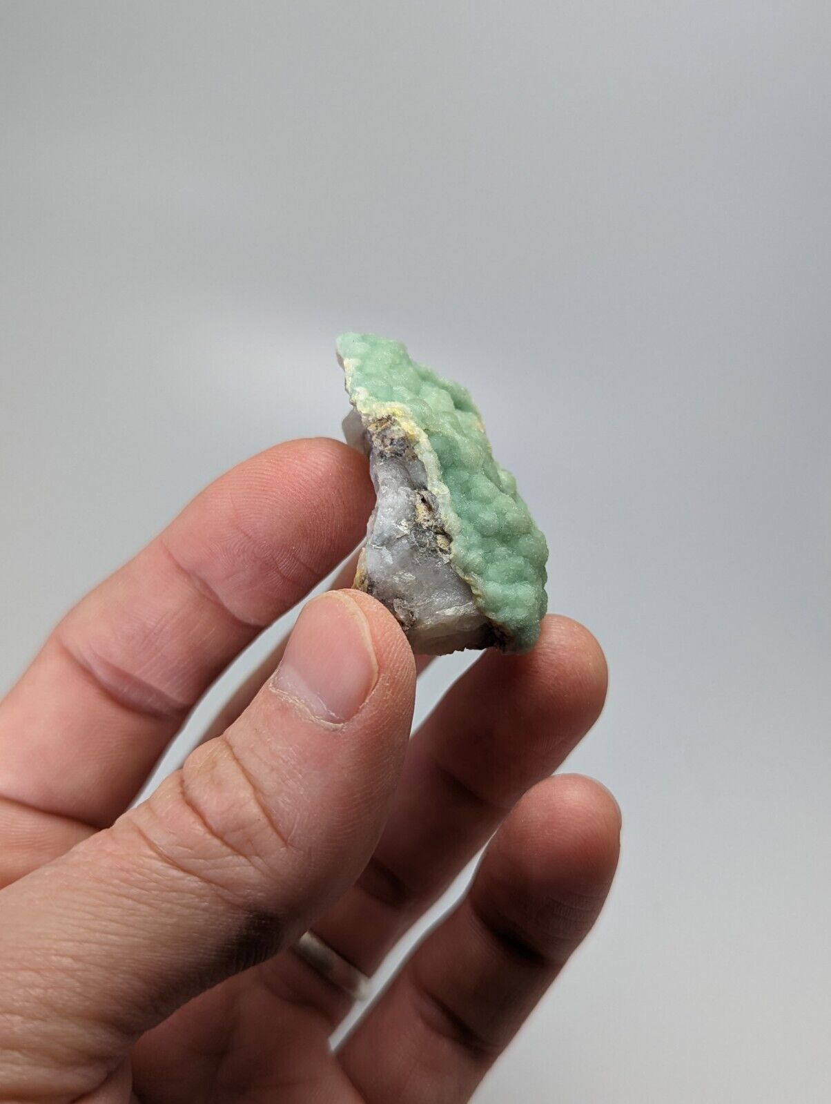 Wavellite on Quartz - Mauldin Mountain Montgomery County Arkansas - Collectibles:Rocks Fossils & Minerals:Crystals