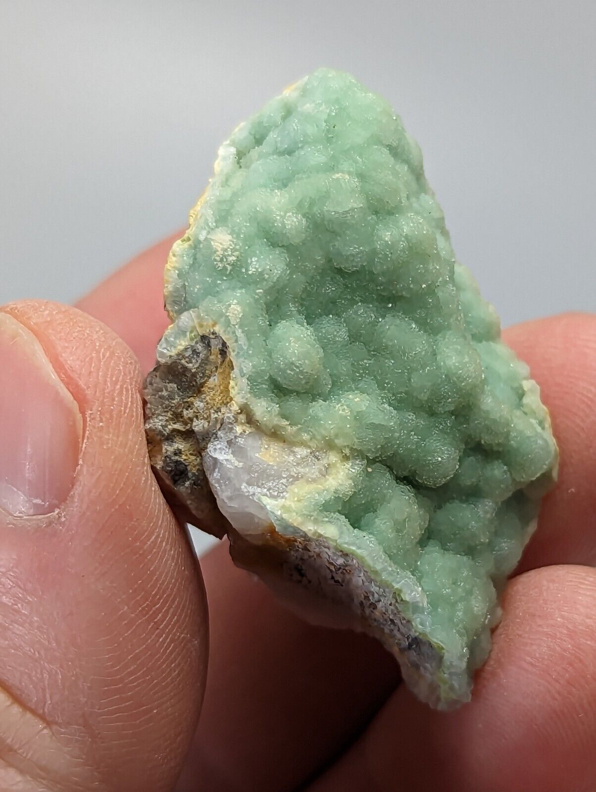 Wavellite on Quartz - Mauldin Mountain Montgomery County Arkansas - Collectibles:Rocks Fossils & Minerals:Crystals