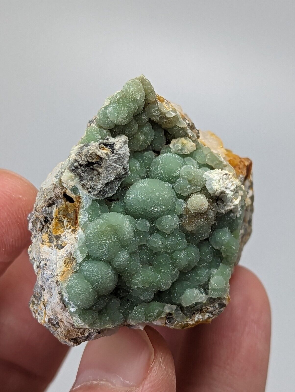 Wavellite on Quartz - Mauldin Mountain Montgomery County Arkansas - Collectibles:Rocks Fossils & Minerals:Crystals